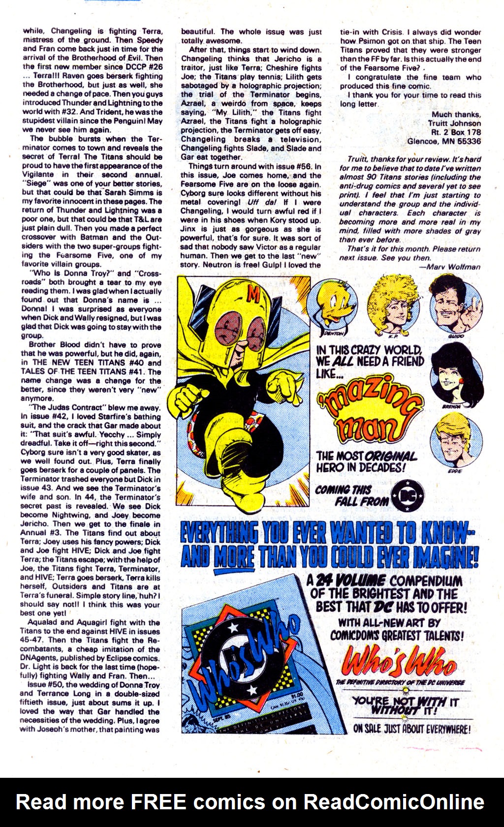 Read online Tales of the Teen Titans comic -  Issue #63 - 26