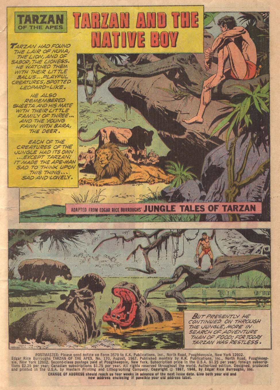 Read online Tarzan (1962) comic -  Issue #170 - 3