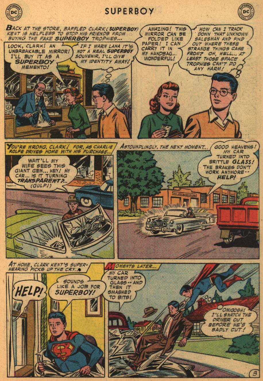 Read online Superboy (1949) comic -  Issue #55 - 4