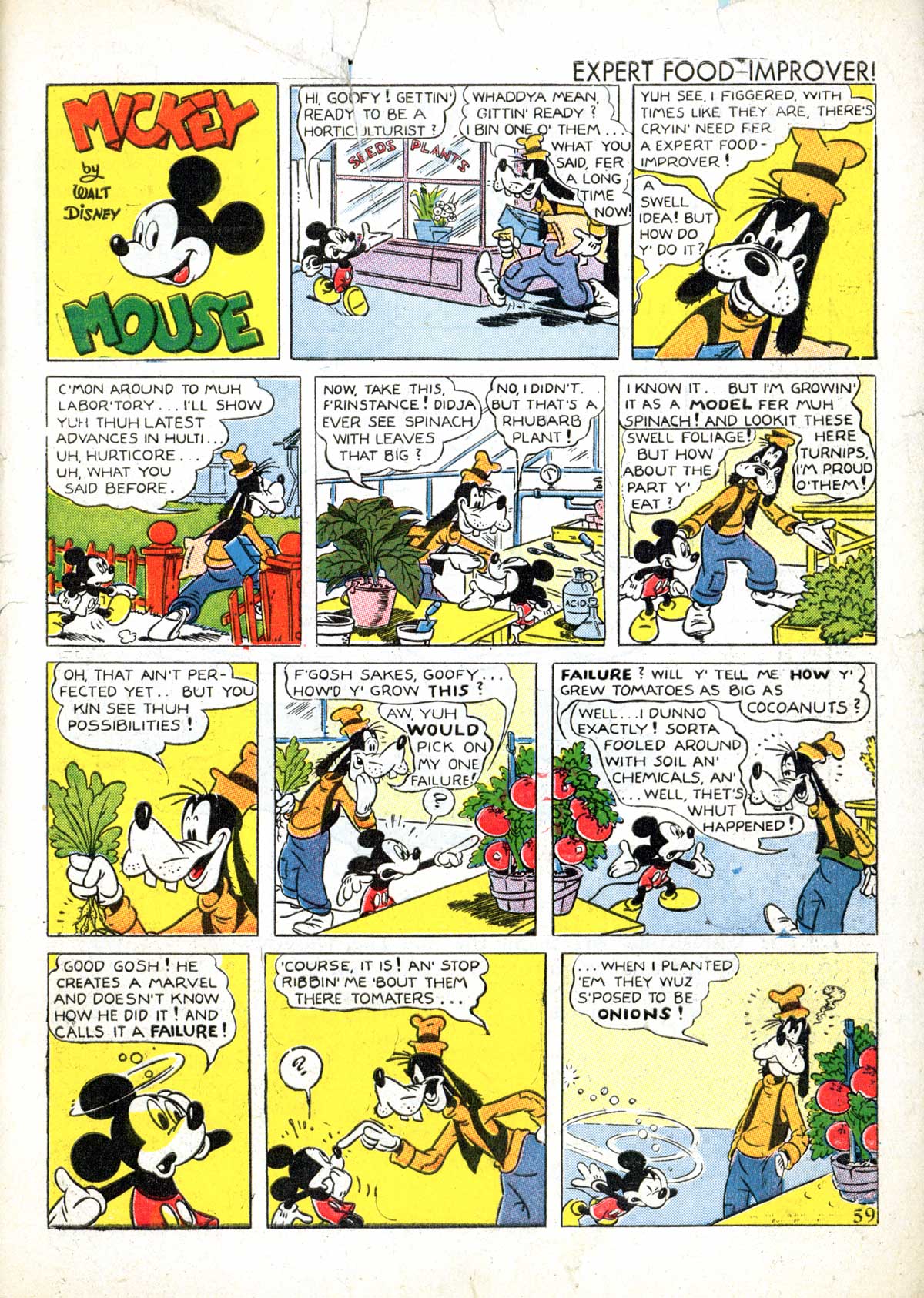 Read online Walt Disney's Comics and Stories comic -  Issue #33 - 61