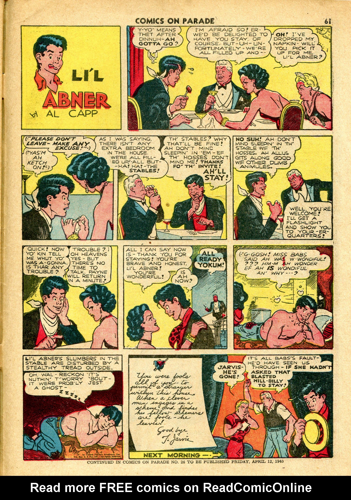 Read online Comics on Parade comic -  Issue #25 - 63