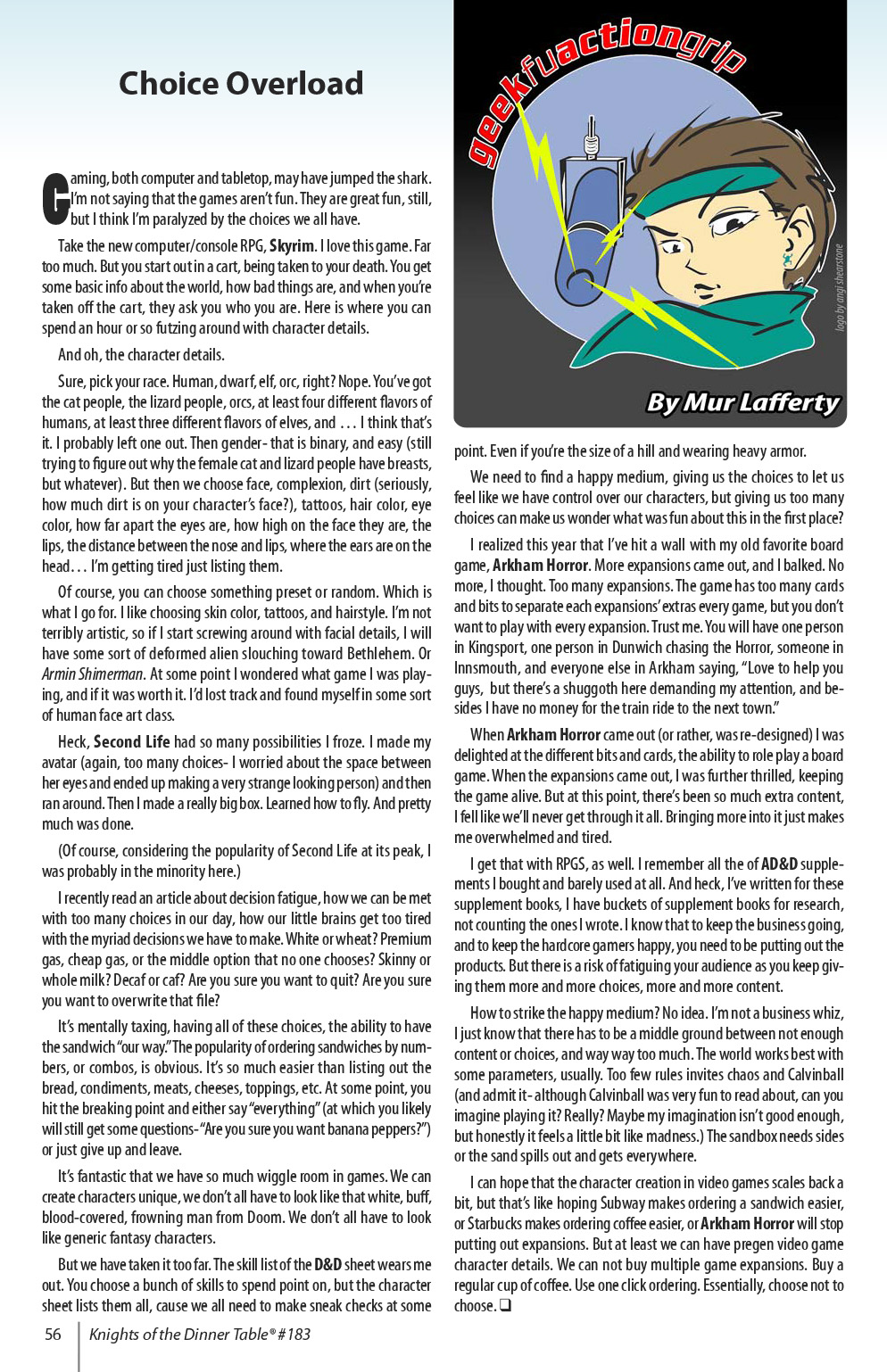 Read online Knights of the Dinner Table comic -  Issue #183 - 58