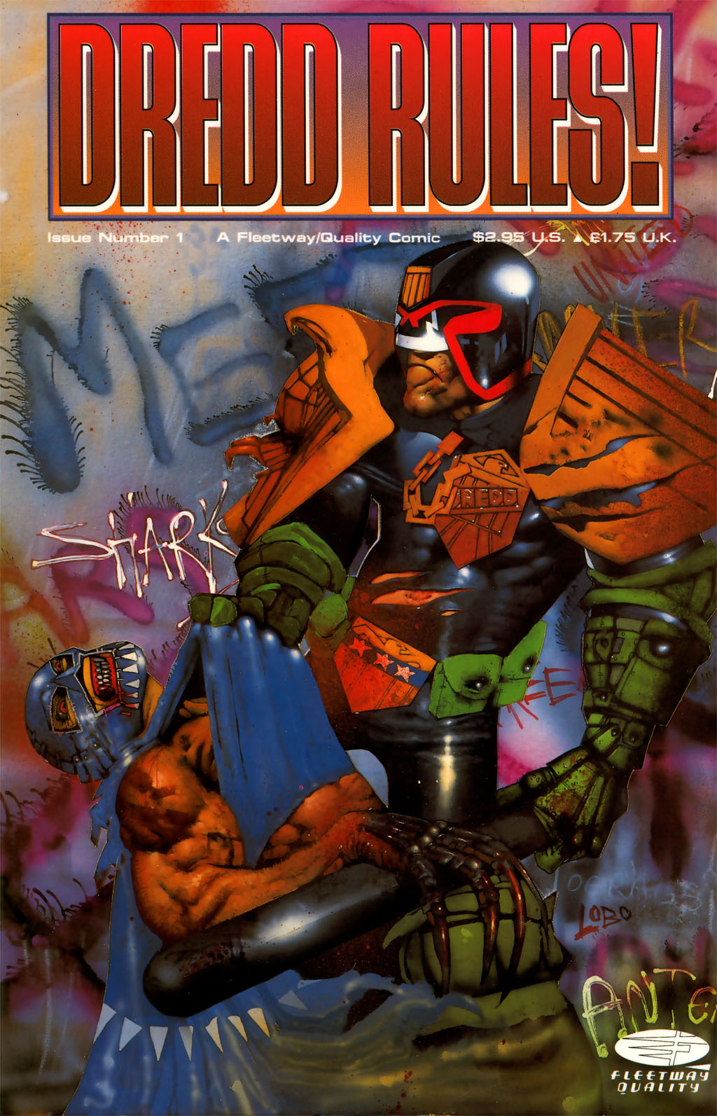 Read online Dredd Rules! comic -  Issue #1 - 1