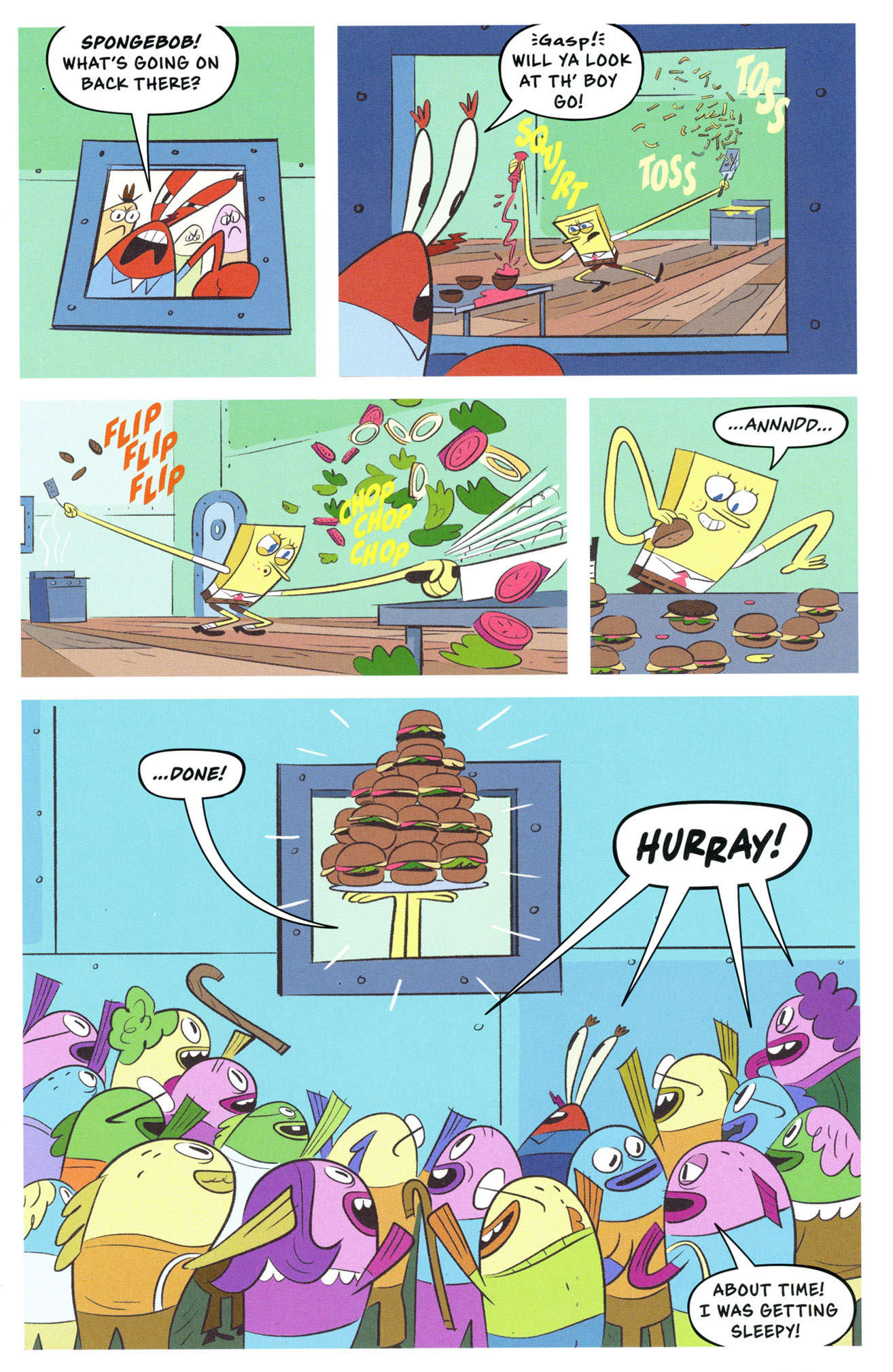 Read online Spongebob Freestyle Funnies comic -  Issue # FCBD 2016 - 13