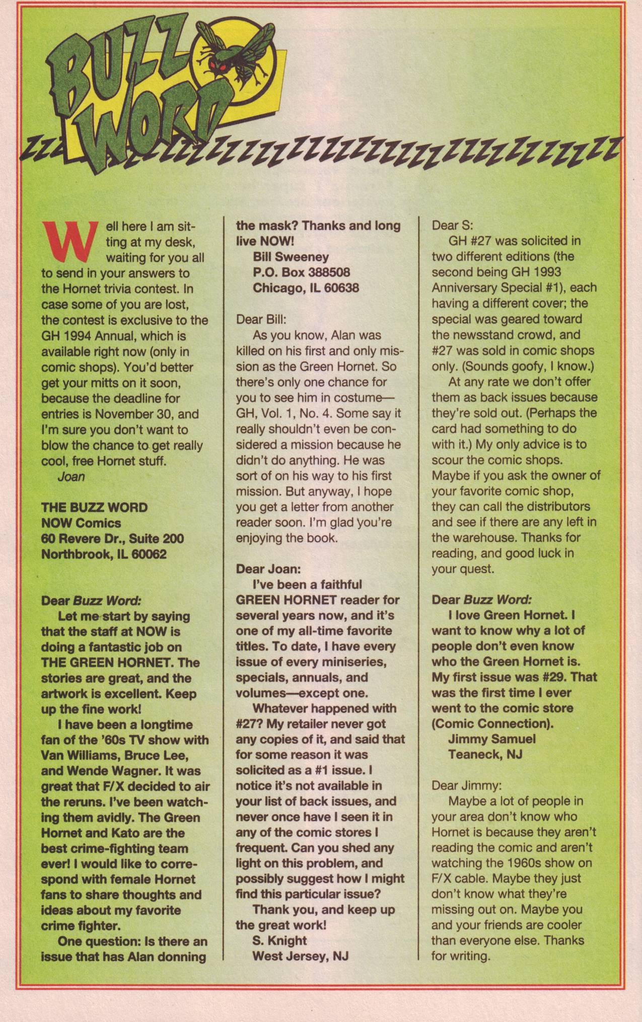 Read online The Green Hornet (1991) comic -  Issue #38 - 22