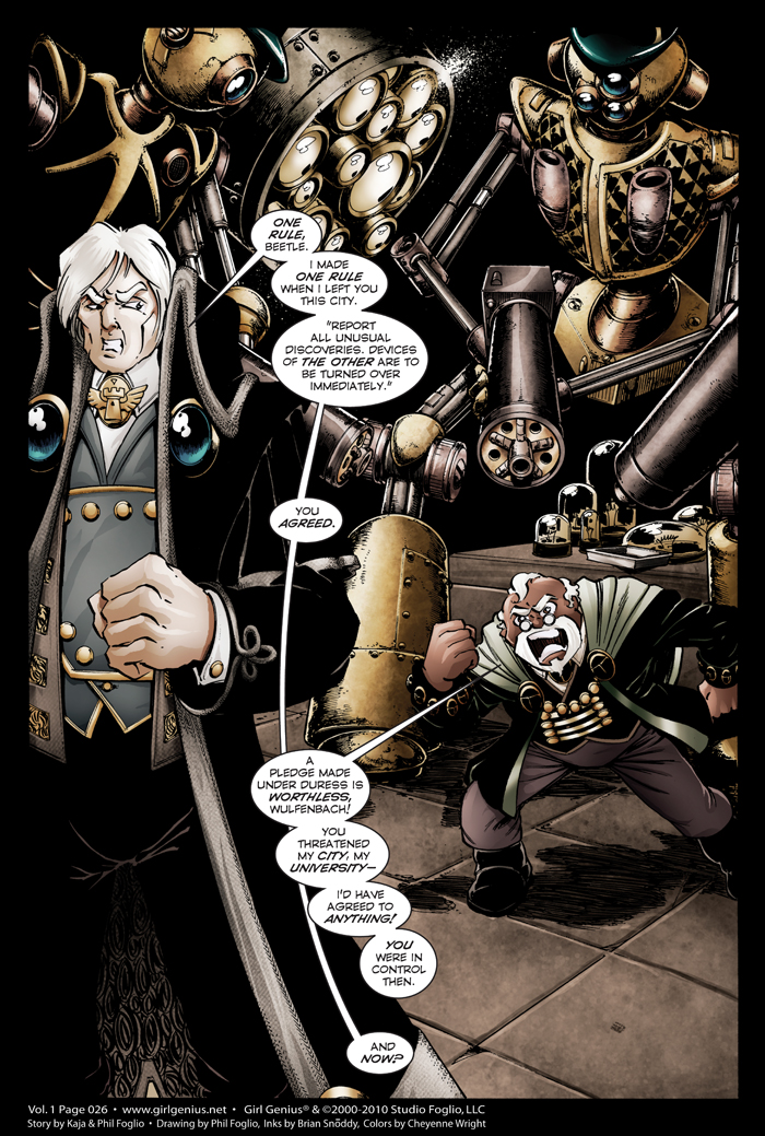 Read online Girl Genius (2002) comic -  Issue #1 - 27