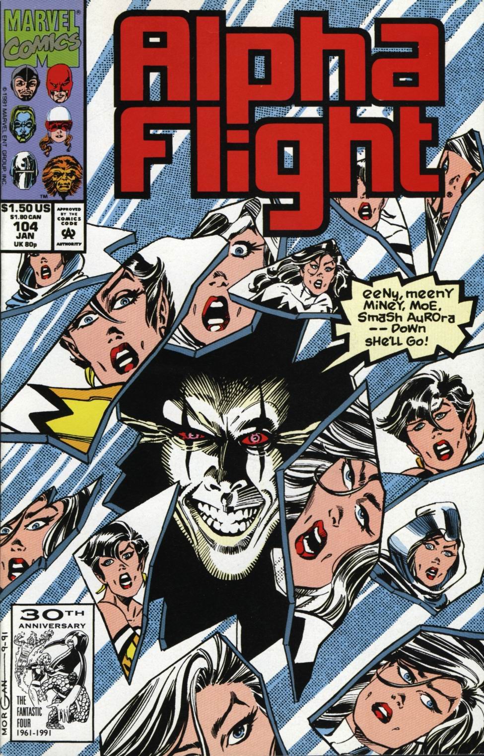 Read online Alpha Flight (1983) comic -  Issue #104 - 1