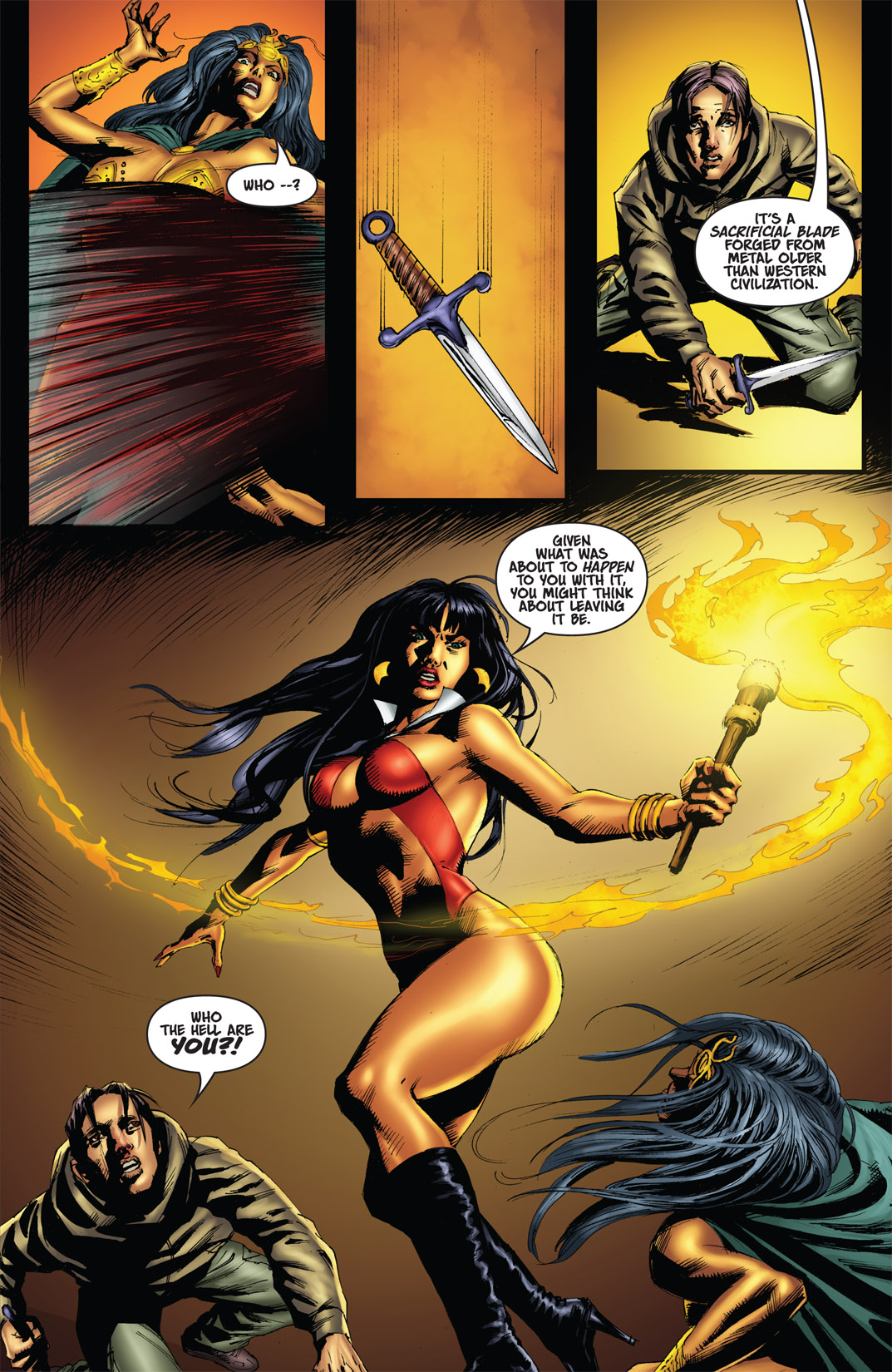 Read online Vampirella and the Scarlet Legion comic -  Issue # TPB - 23