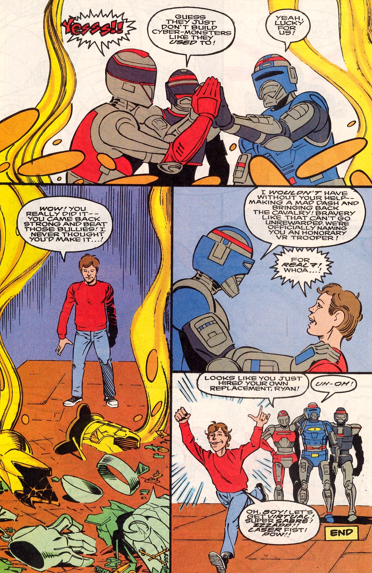 Read online Mighty Morphin Power Rangers: Ninja Rangers/VR Troopers comic -  Issue #5 - 31