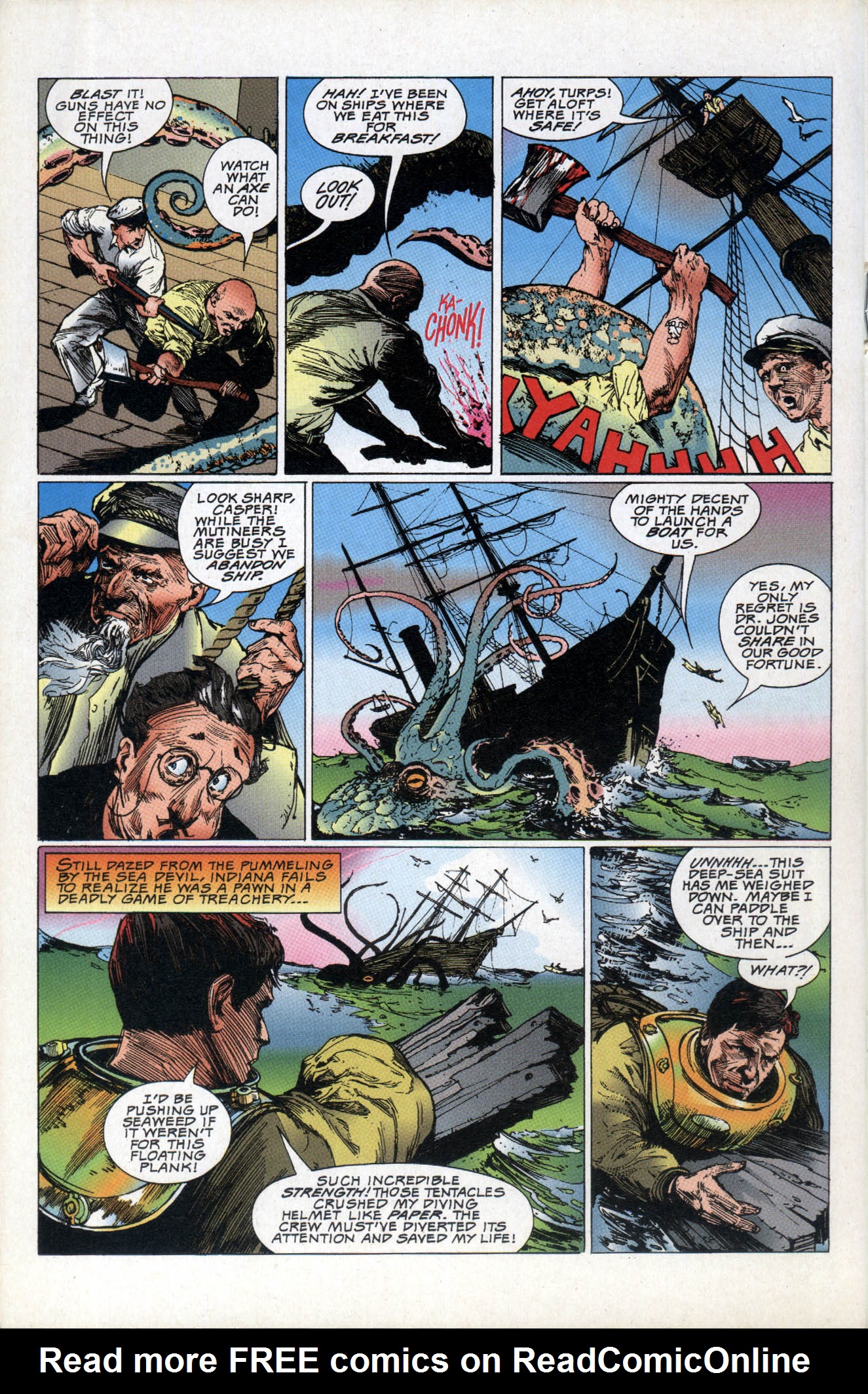 Read online Indiana Jones and the Shrine of the Sea Devil comic -  Issue # Full - 18