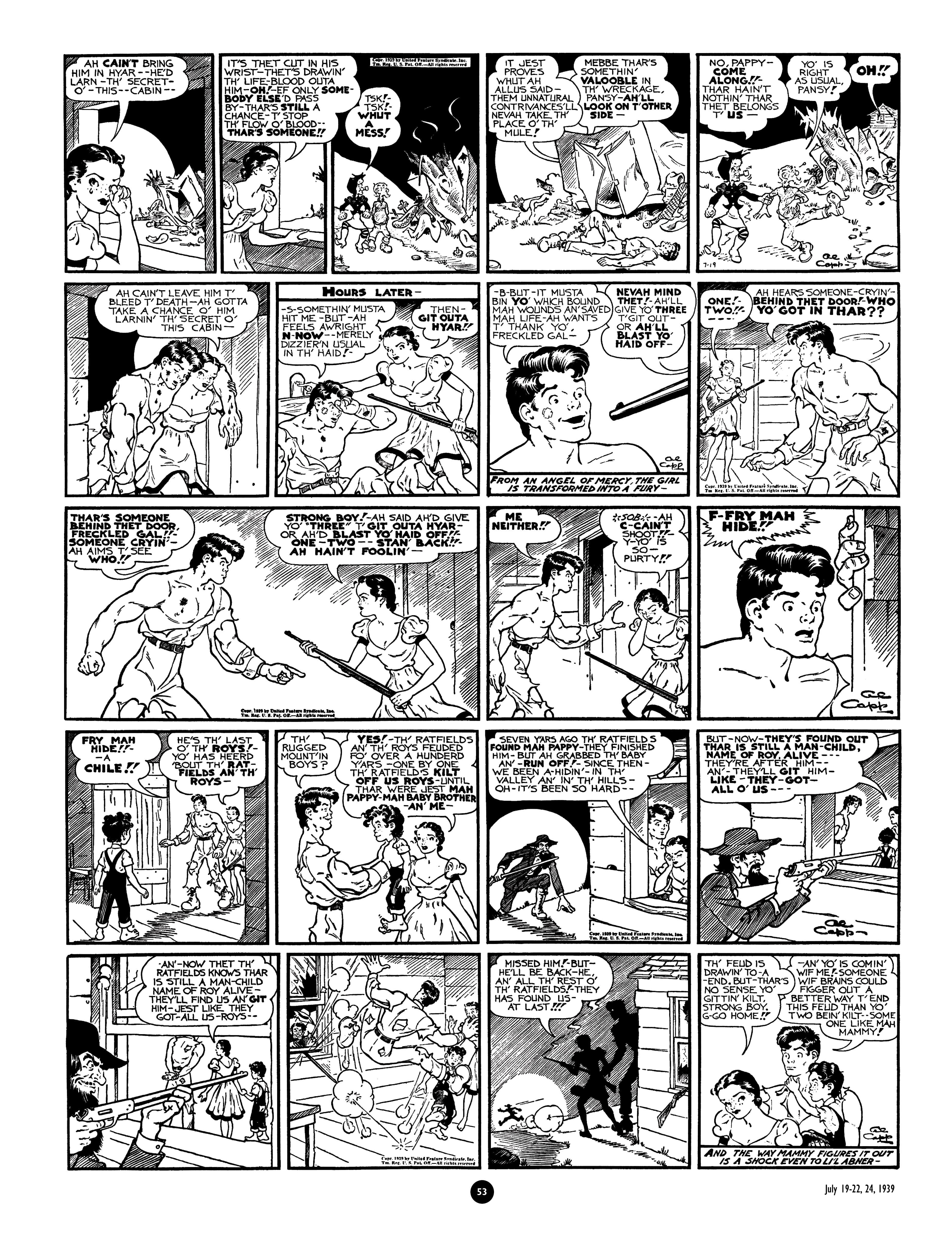 Read online Al Capp's Li'l Abner Complete Daily & Color Sunday Comics comic -  Issue # TPB 3 (Part 1) - 54