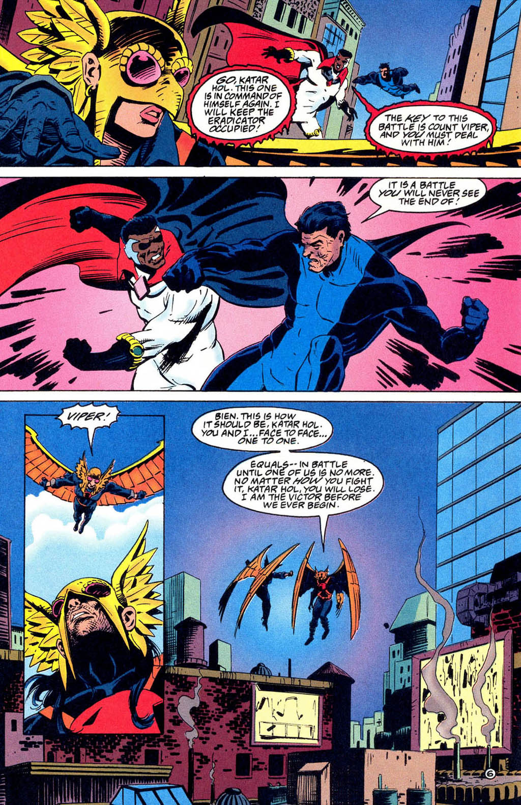 Hawkman (1993) Issue #6 #9 - English 7