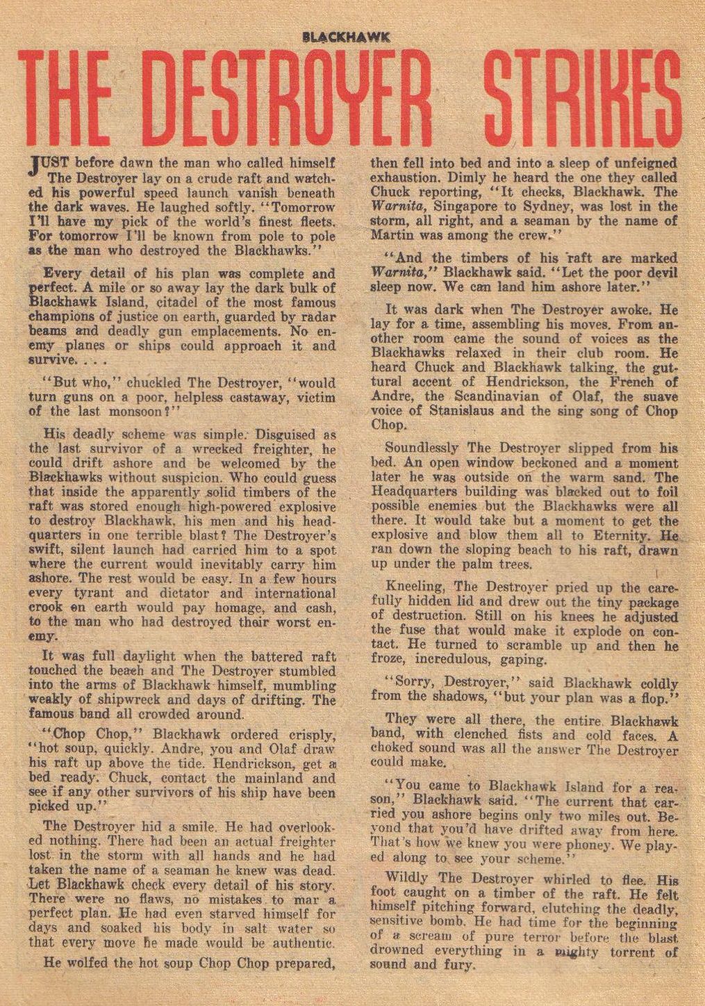 Read online Blackhawk (1957) comic -  Issue #27 - 22
