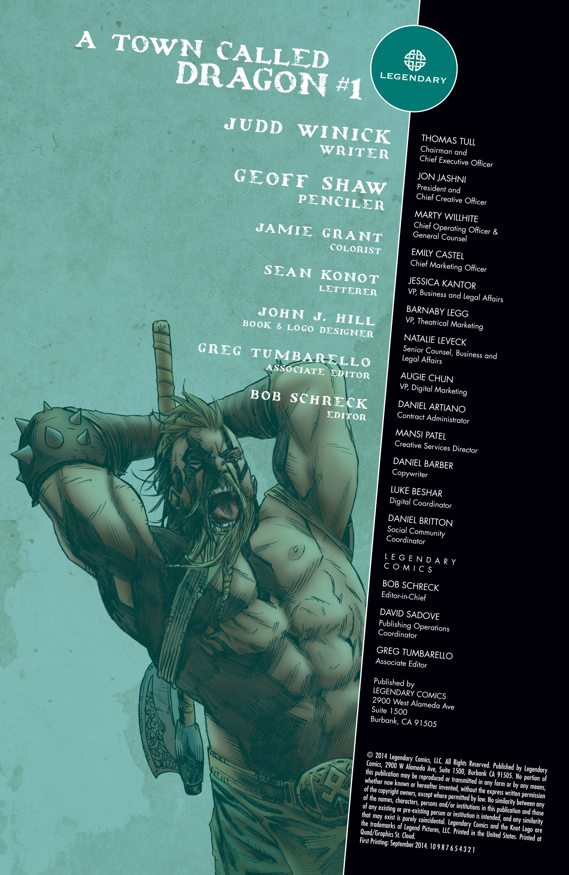 Read online A Town Called Dragon comic -  Issue #1 - 2