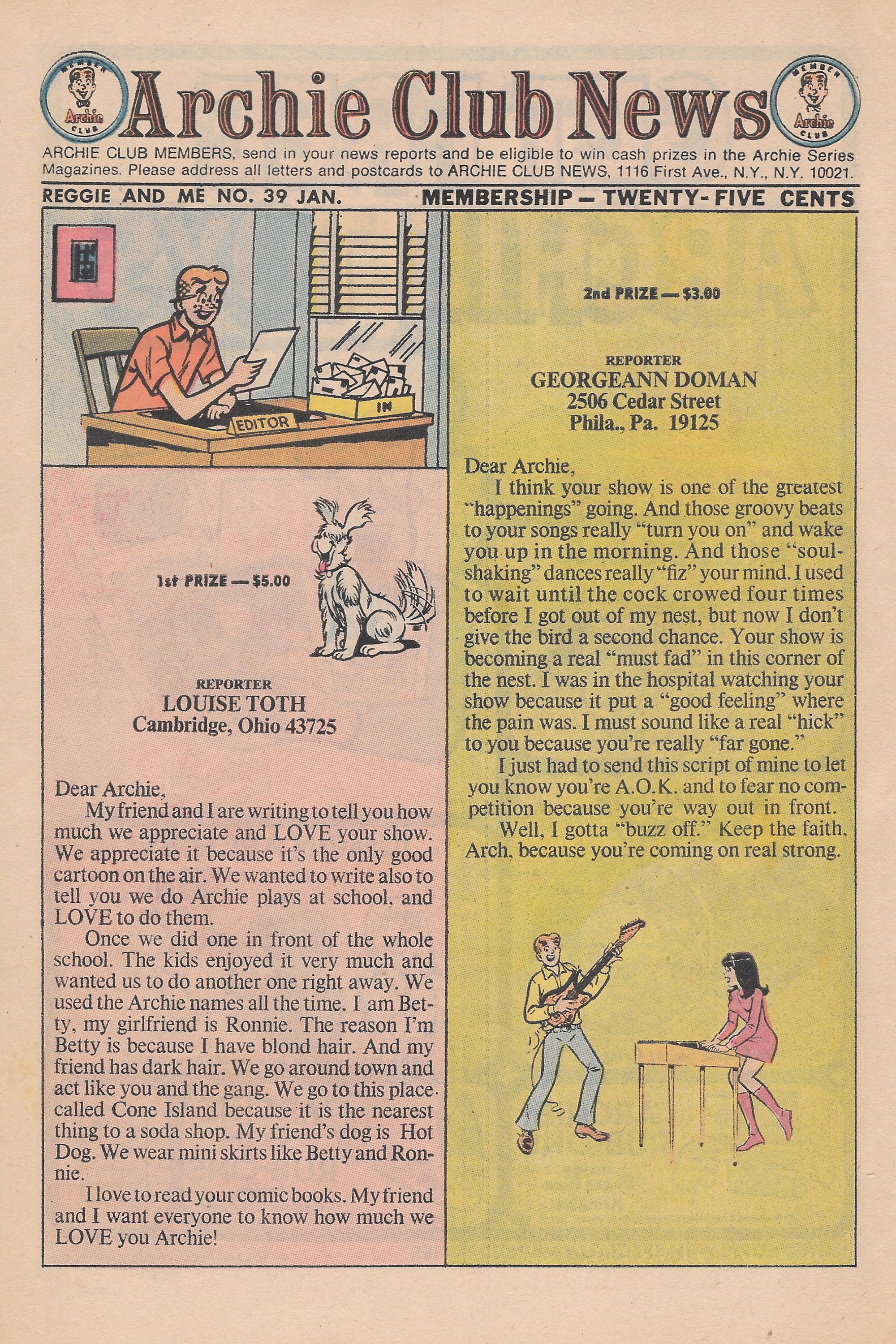 Read online Reggie and Me (1966) comic -  Issue #39 - 10