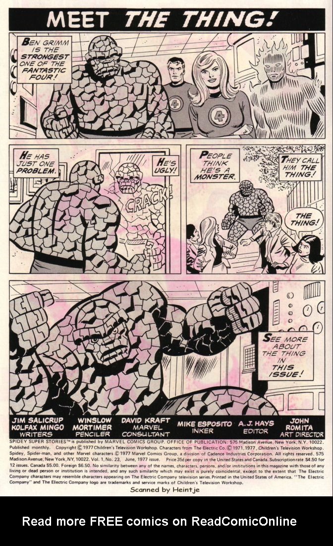 Read online Spidey Super Stories comic -  Issue #23 - 2