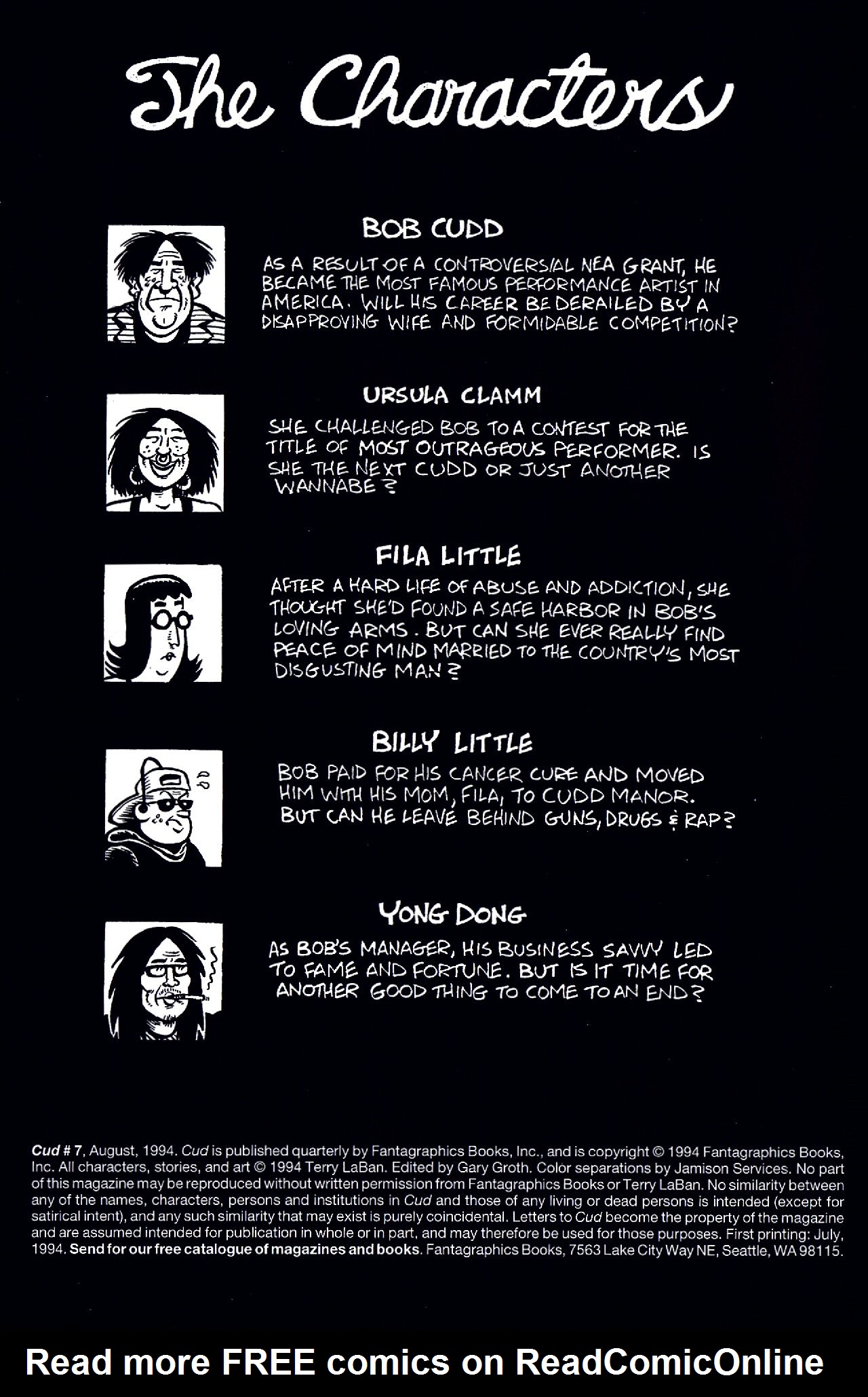 Read online Cud comic -  Issue #7 - 2