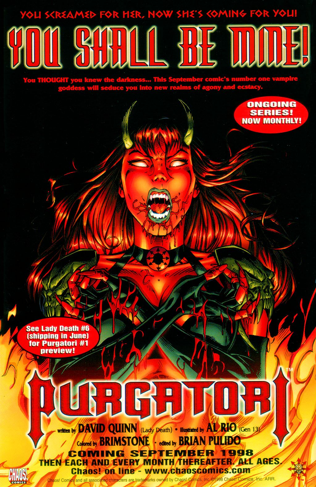 Read online Purgatori (1998) comic -  Issue #0 - 2