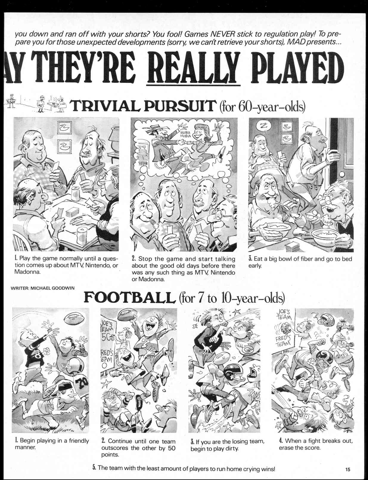 Read online MAD comic -  Issue #312 - 17