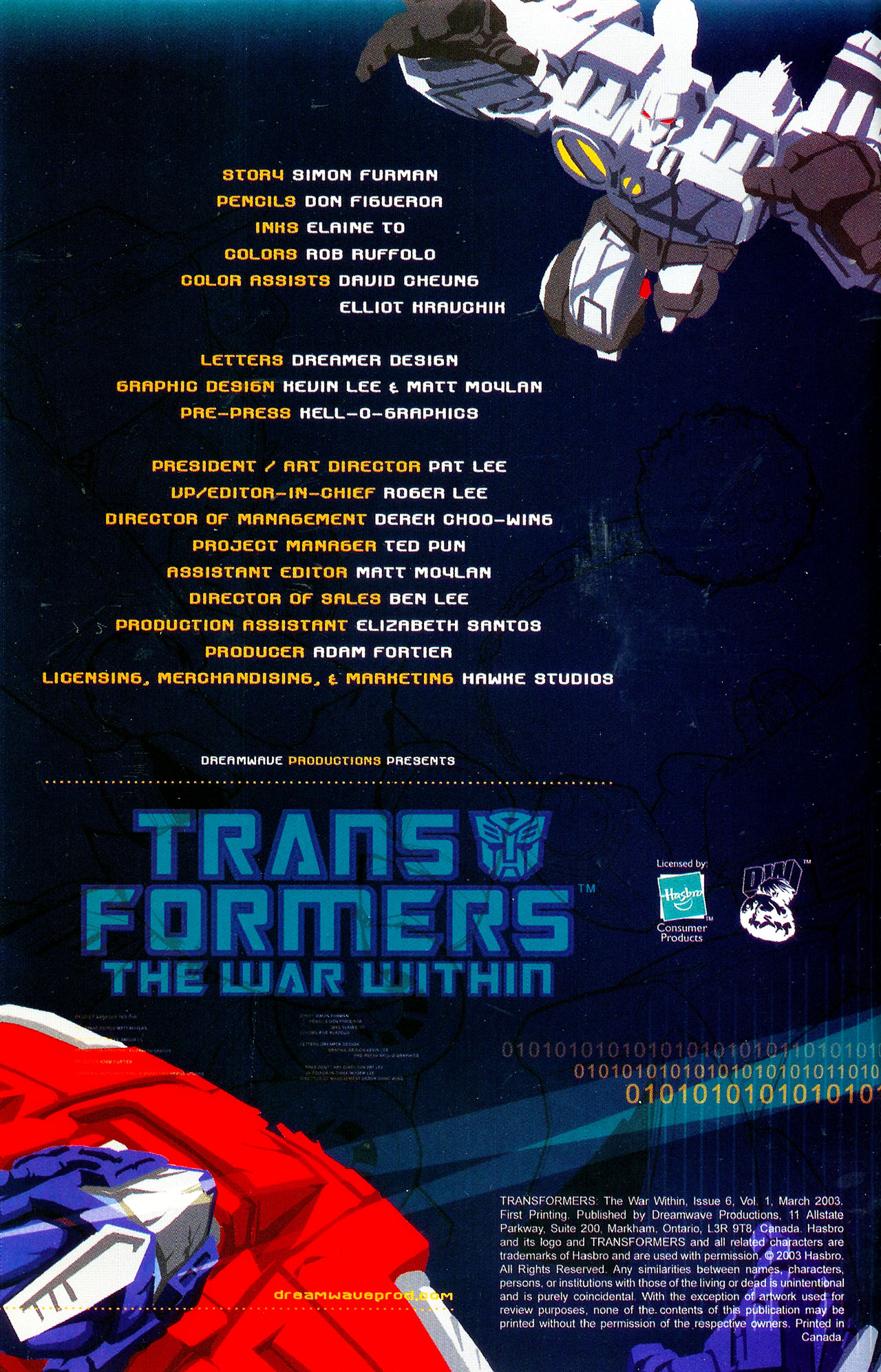 Read online Transformers: The War Within comic -  Issue #6 - 2