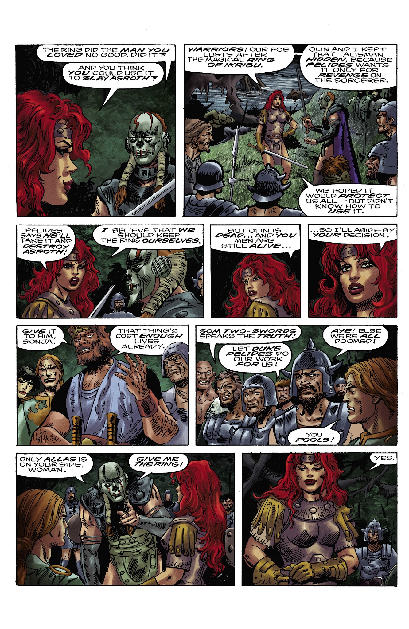 Read online Classic Red Sonja Re-Mastered comic -  Issue #4 - 4