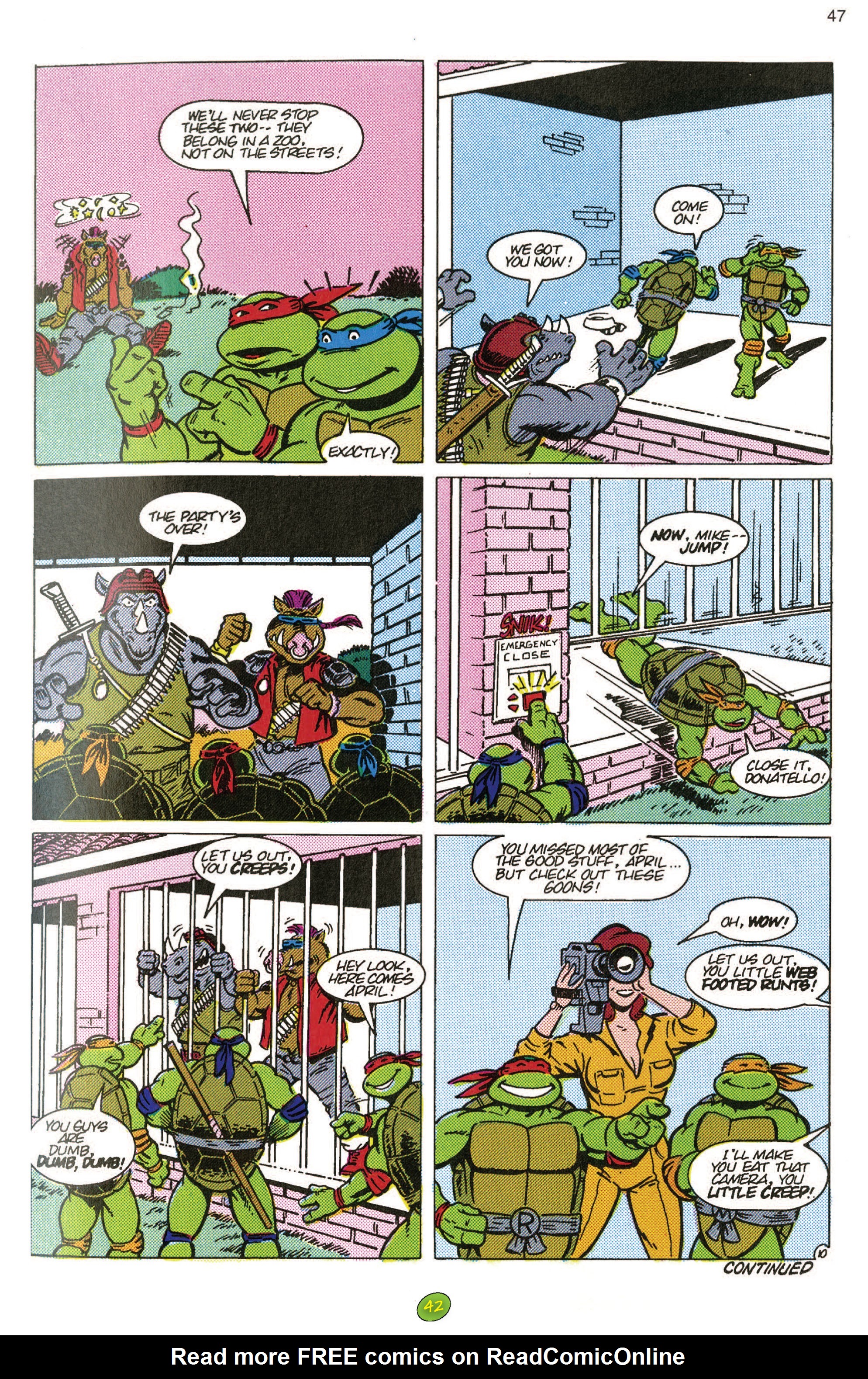 Read online Teenage Mutant Ninja Turtles 100-Page Spectacular comic -  Issue # TPB - 44