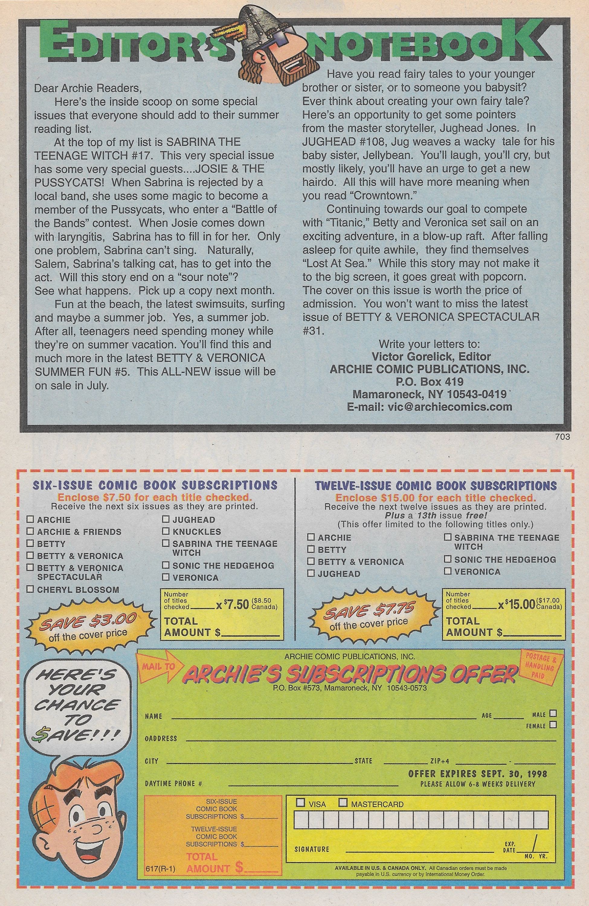 Read online Archie's Pal Jughead Comics comic -  Issue #107 - 11