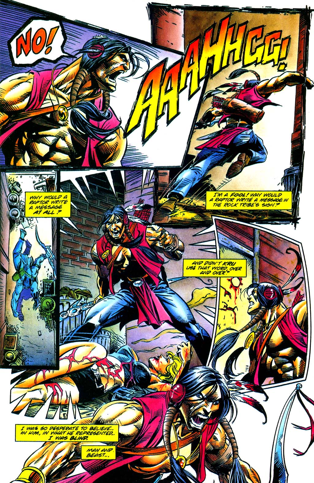 Read online Turok, Dinosaur Hunter (1993) comic -  Issue #29 - 21