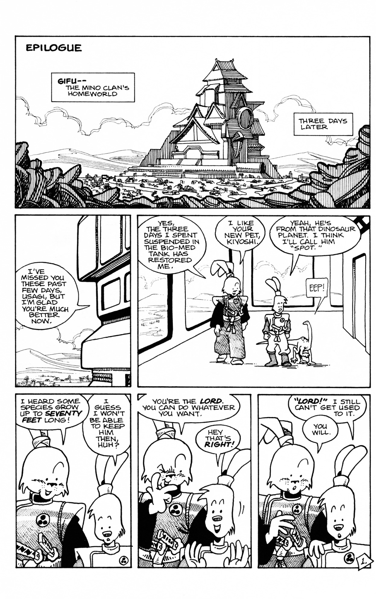 Read online Space Usagi (1992) comic -  Issue #3 - 28