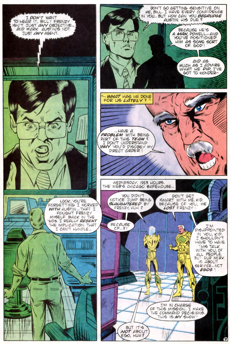 Read online The Web (1991) comic -  Issue #14 - 10