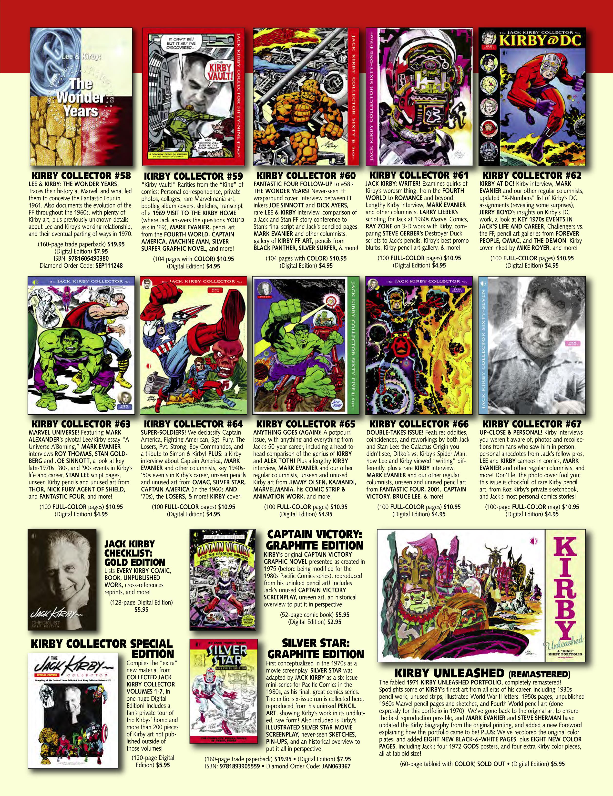 Read online The Jack Kirby Collector comic -  Issue #68 - 93