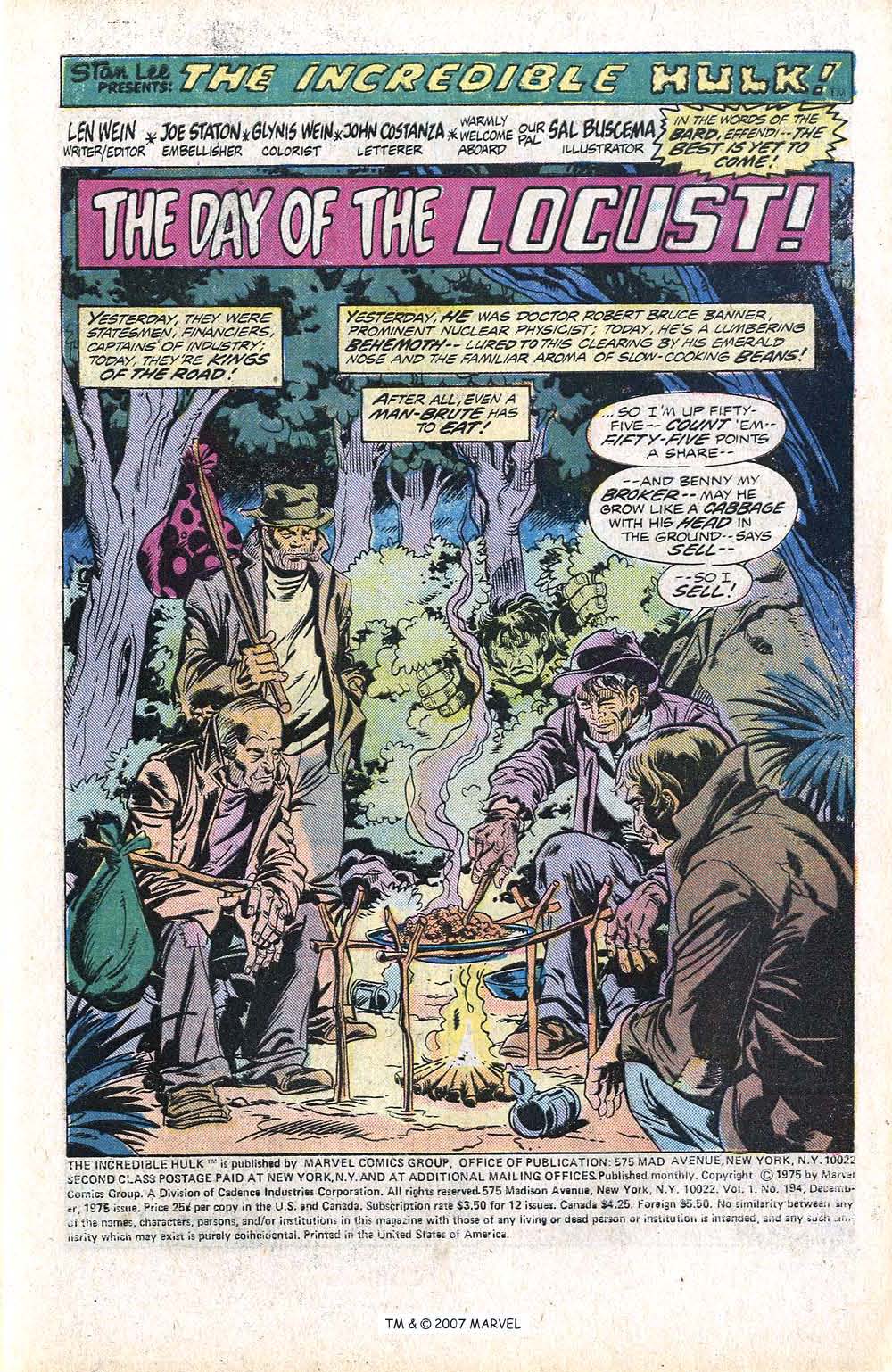 Read online The Incredible Hulk (1968) comic -  Issue #194 - 3