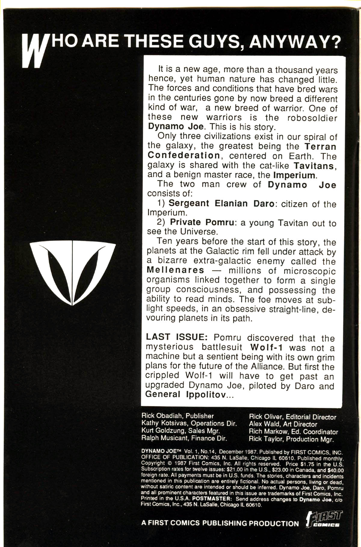 Read online Dynamo Joe comic -  Issue #14 - 2