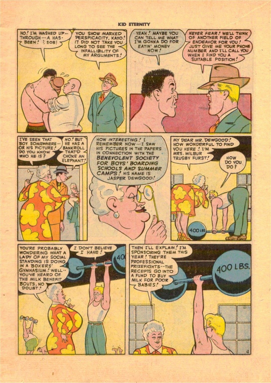Read online Kid Eternity (1946) comic -  Issue #8 - 29