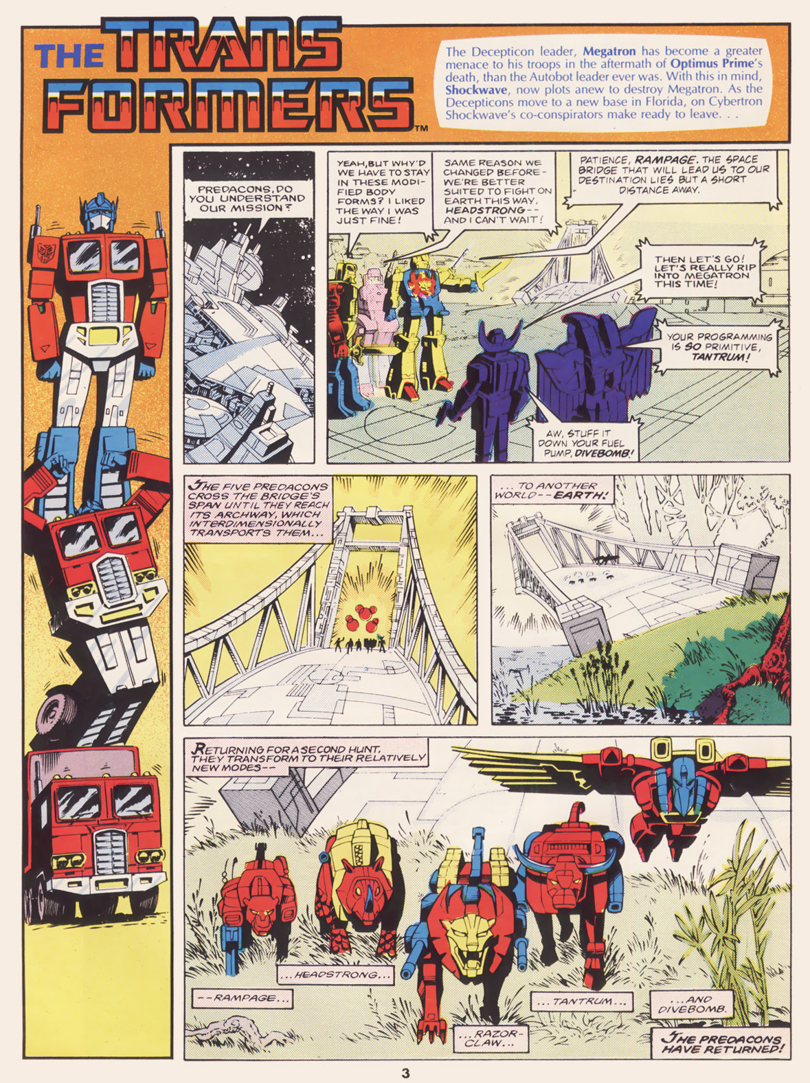 Read online The Transformers (UK) comic -  Issue #108 - 3
