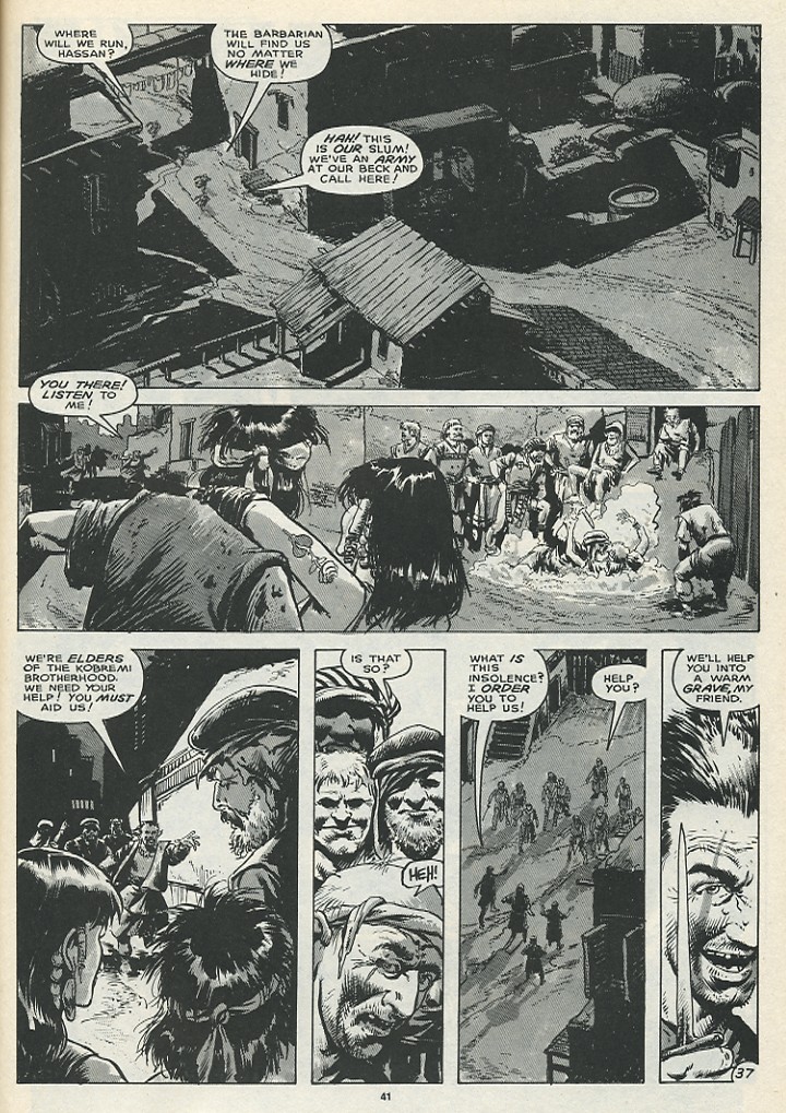 Read online The Savage Sword Of Conan comic -  Issue #165 - 43