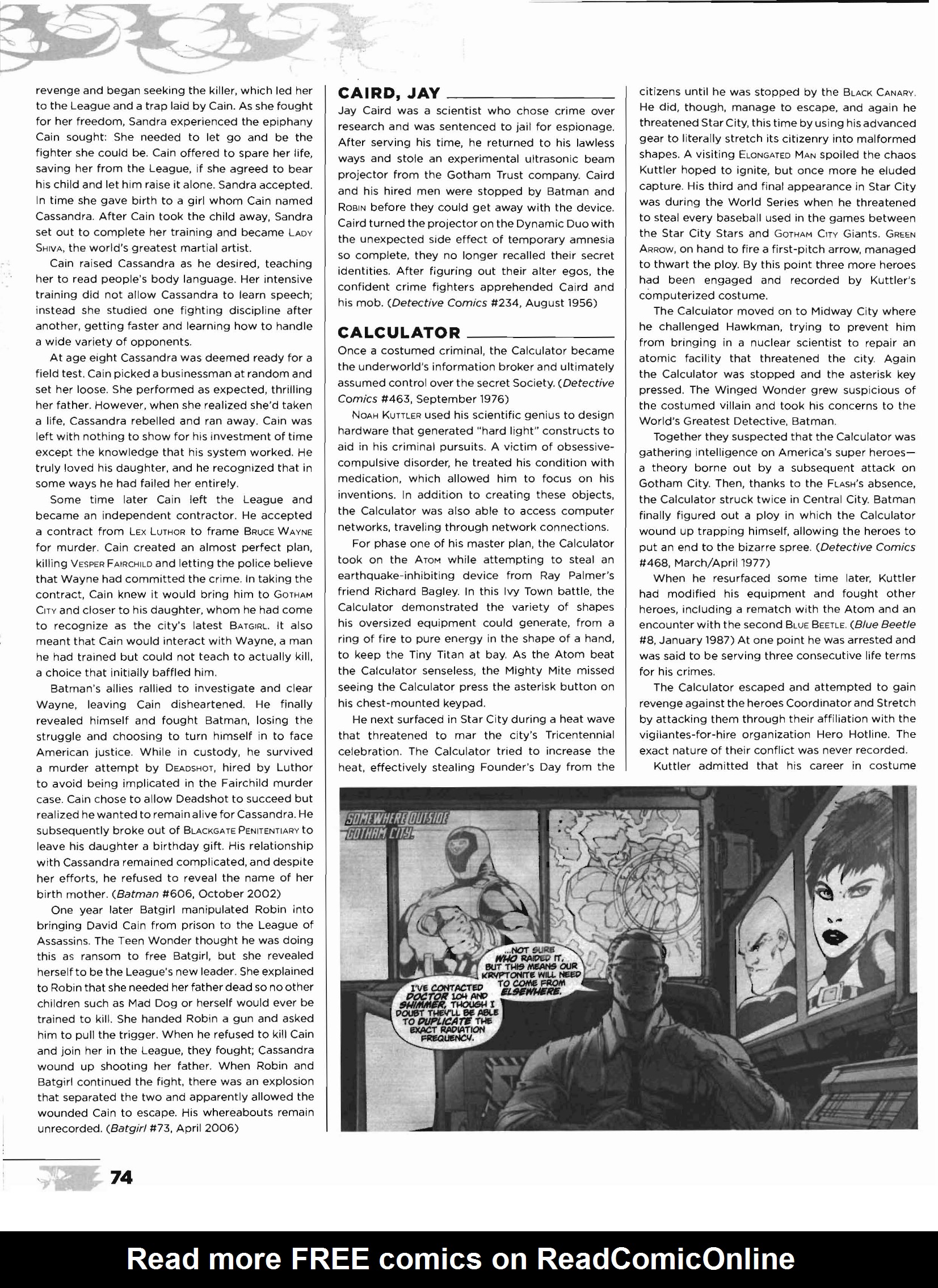 Read online The Essential Batman Encyclopedia comic -  Issue # TPB (Part 1) - 85