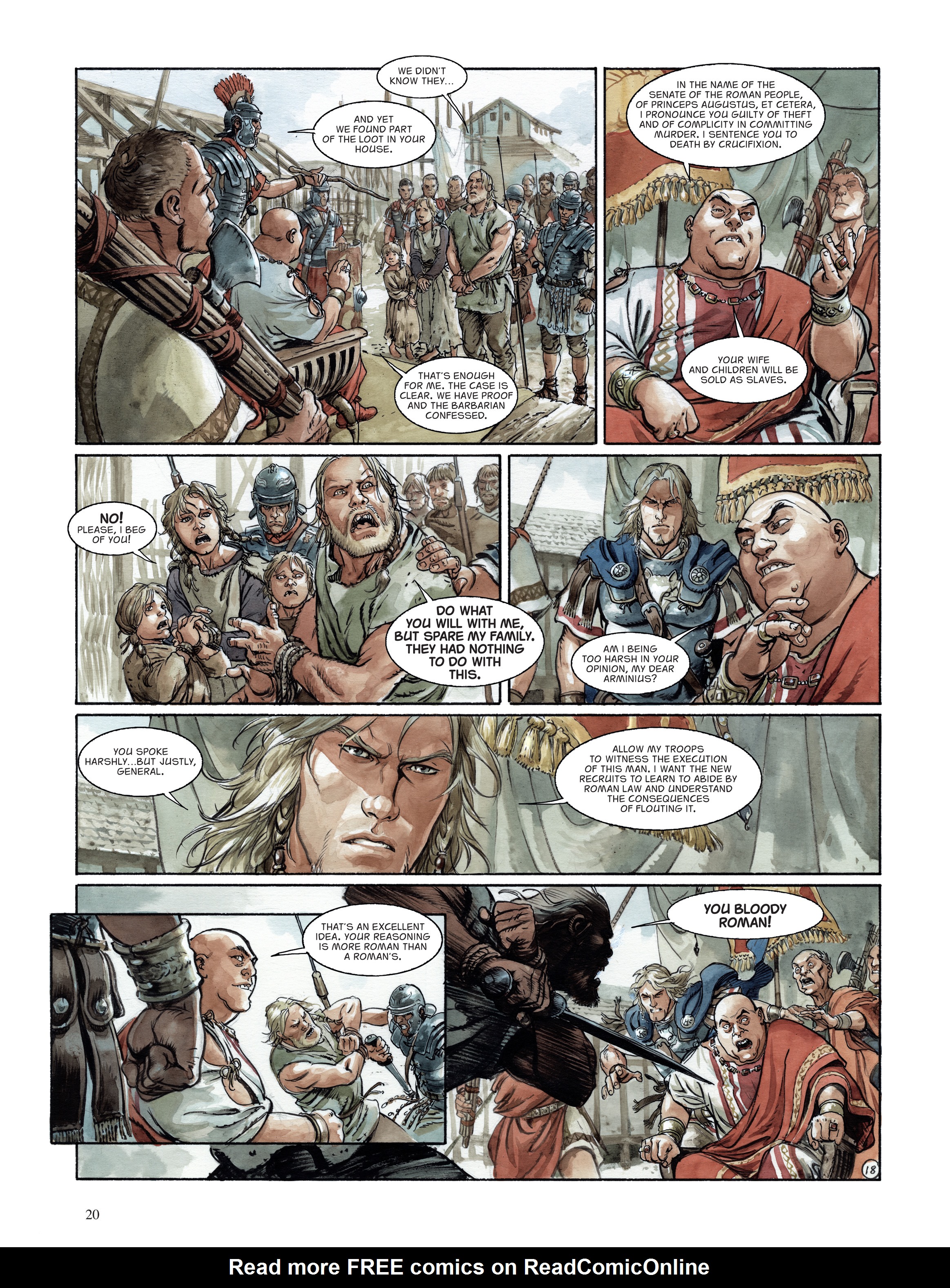 Read online The Eagles of Rome comic -  Issue # TPB 4 - 21