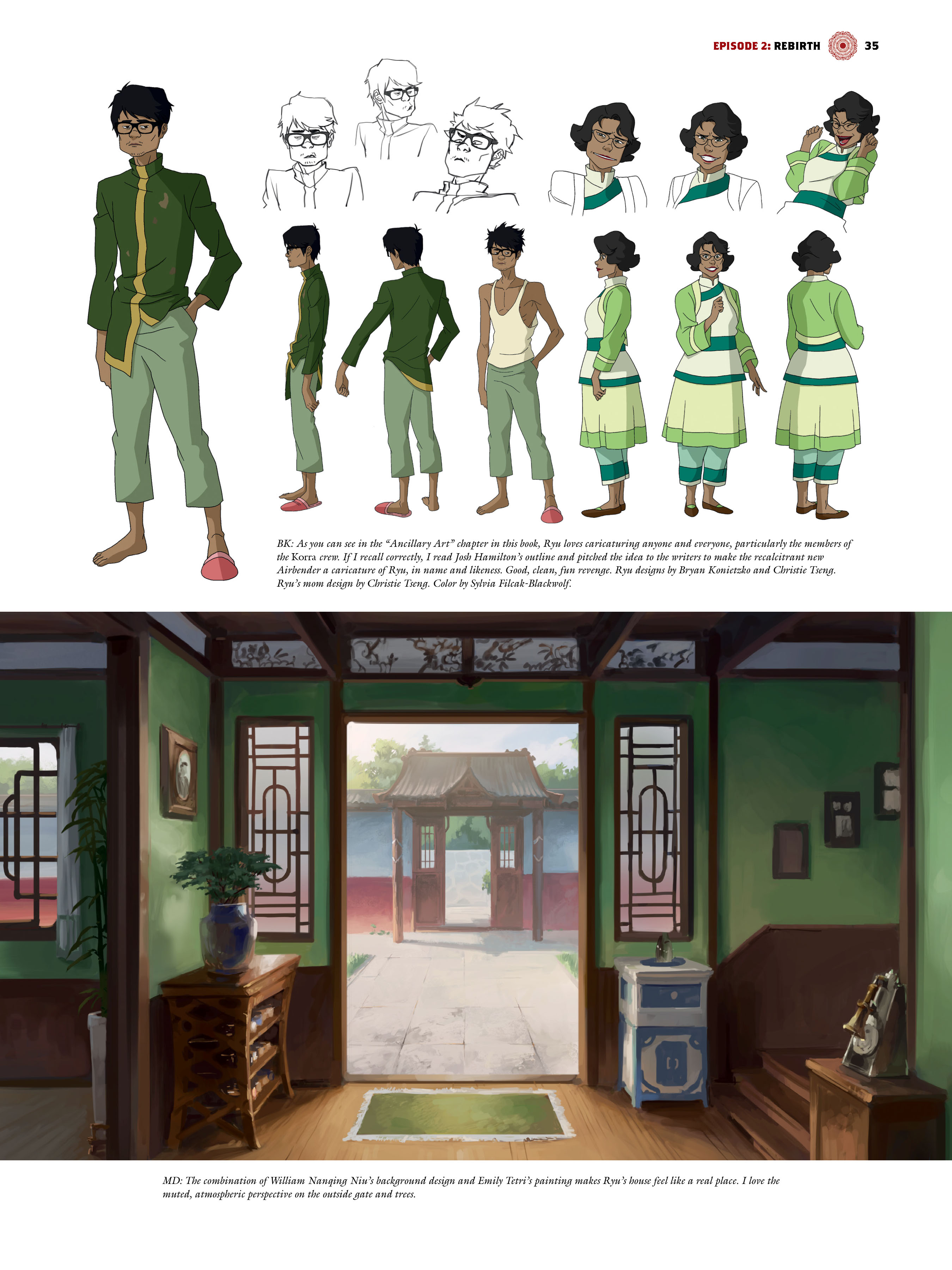 Read online The Legend of Korra: The Art of the Animated Series comic -  Issue # TPB 3 - 36