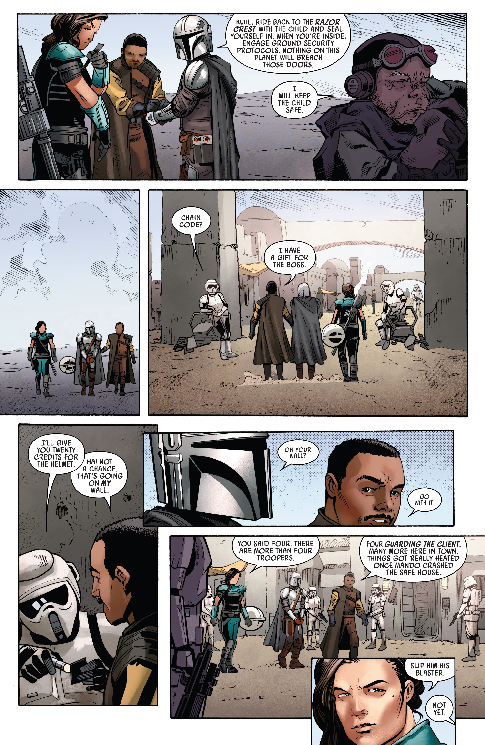 Read online Star Wars: The Mandalorian comic -  Issue #7 - 24