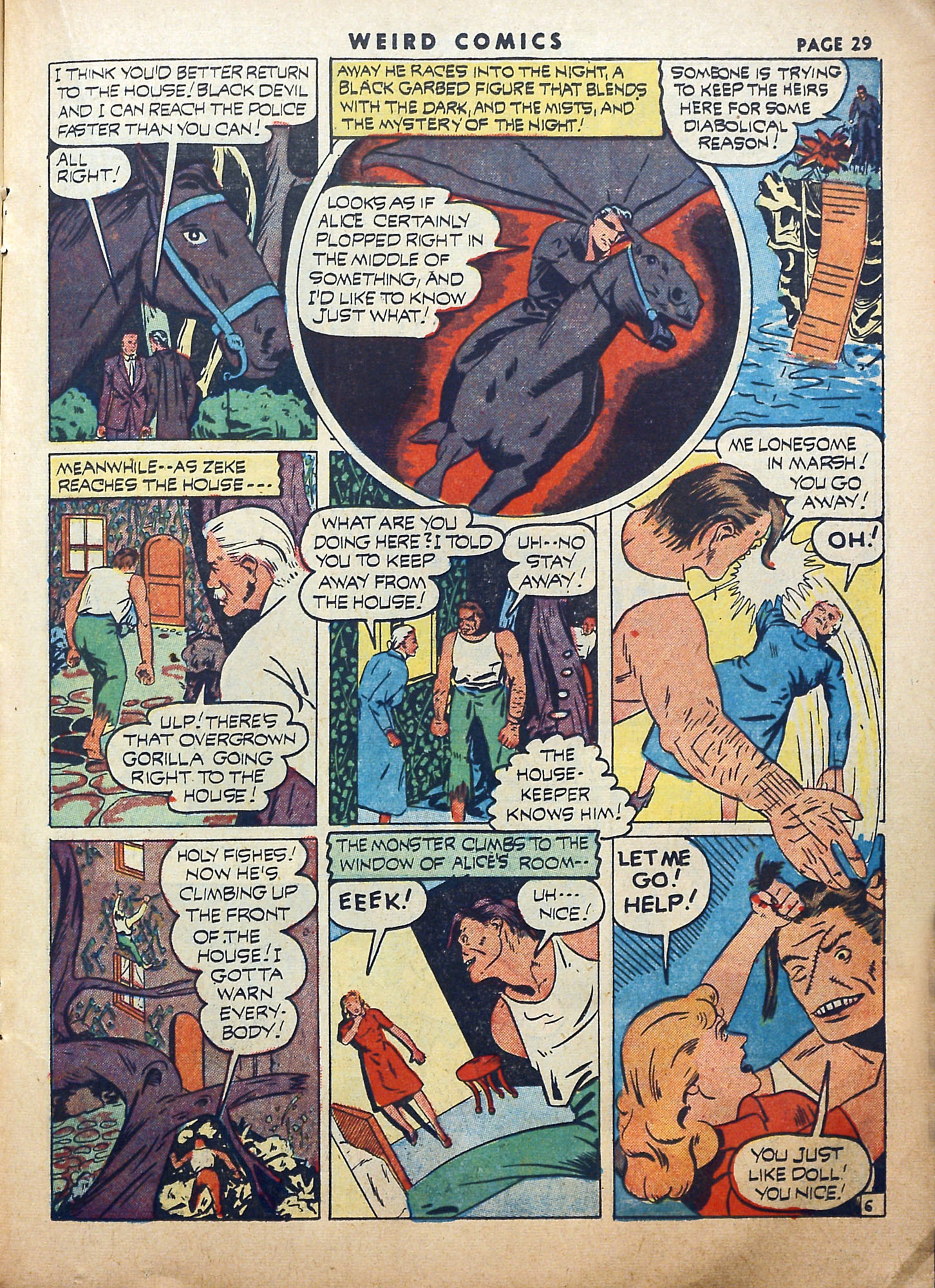 Read online Weird Comics comic -  Issue #20 - 31