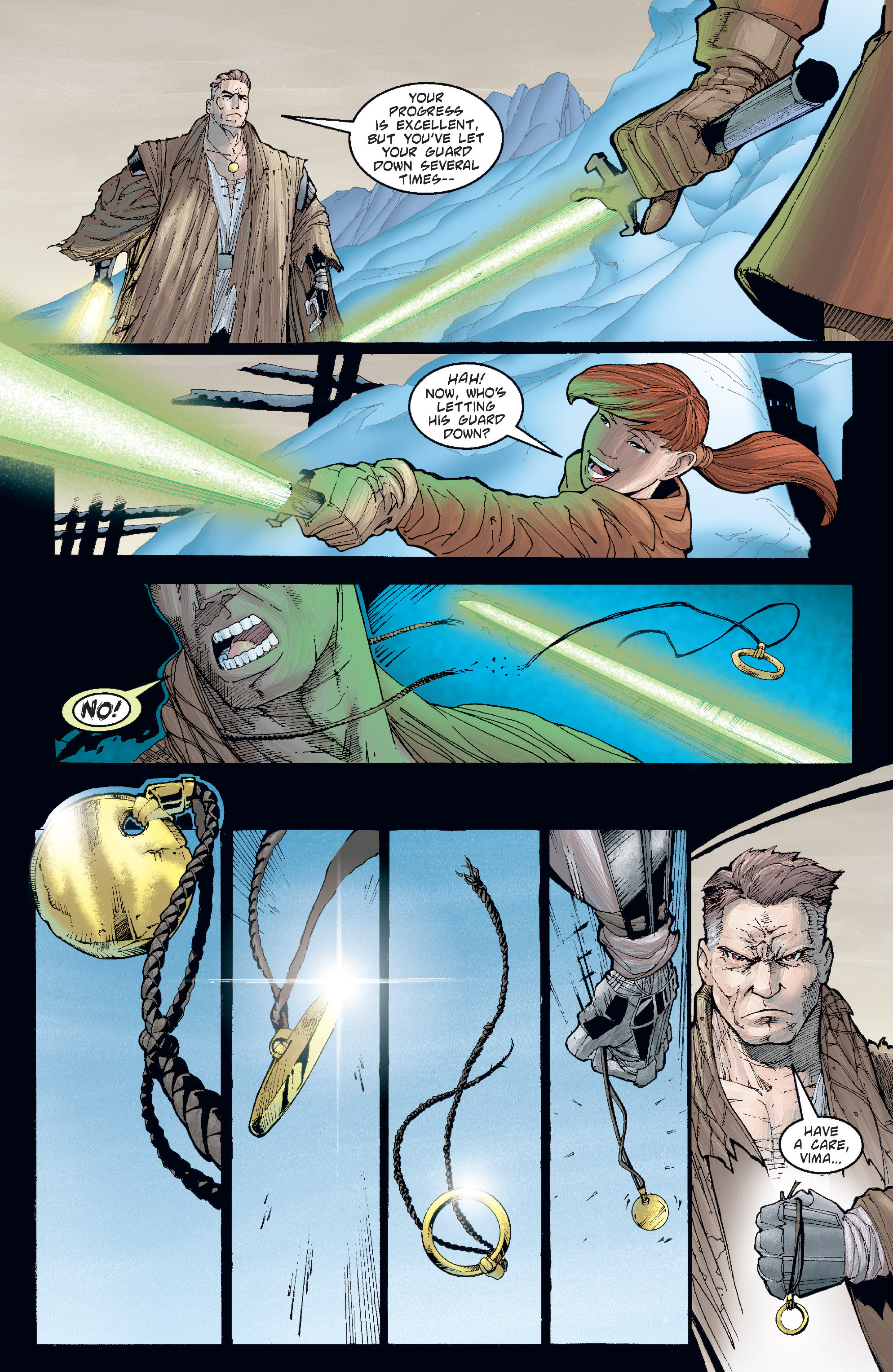 Read online Star Wars: Tales of the Jedi - Redemption comic -  Issue #5 - 5