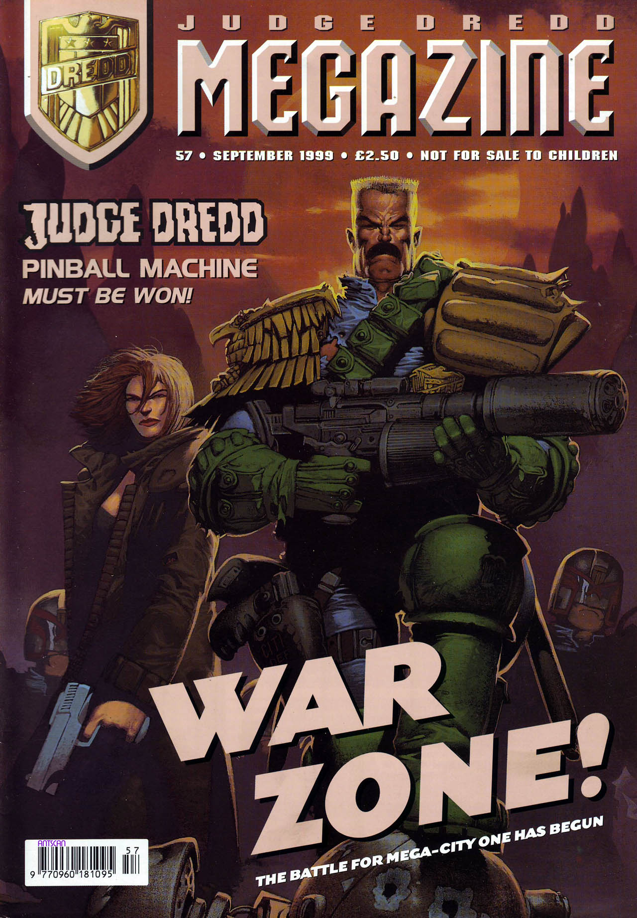 Read online Judge Dredd Megazine (vol. 3) comic -  Issue #57 - 1