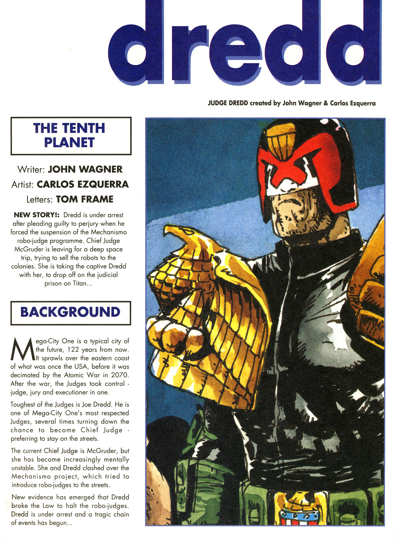 Read online Judge Dredd: The Megazine (vol. 2) comic -  Issue #58 - 3