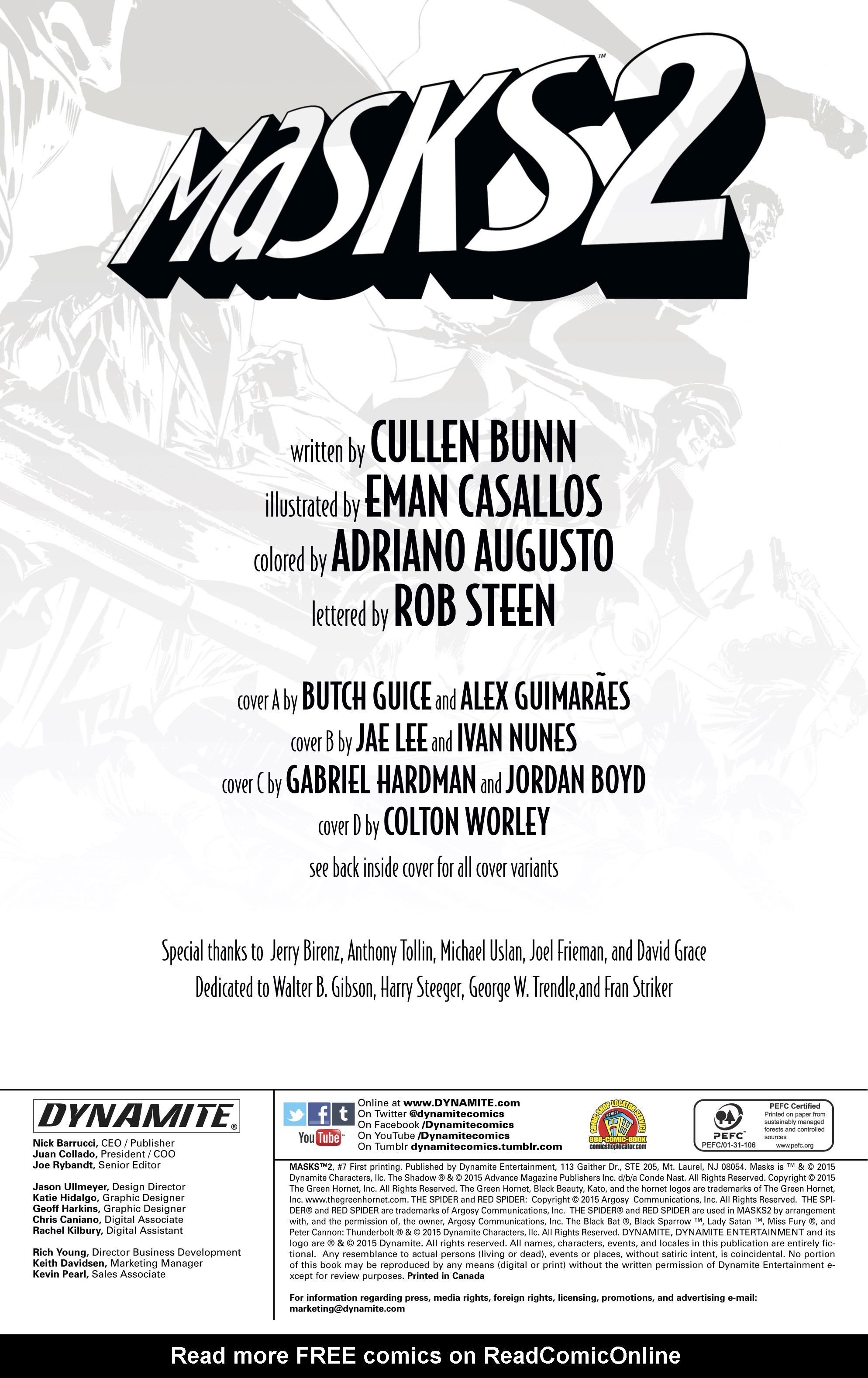 Read online Masks 2 comic -  Issue #7 - 2