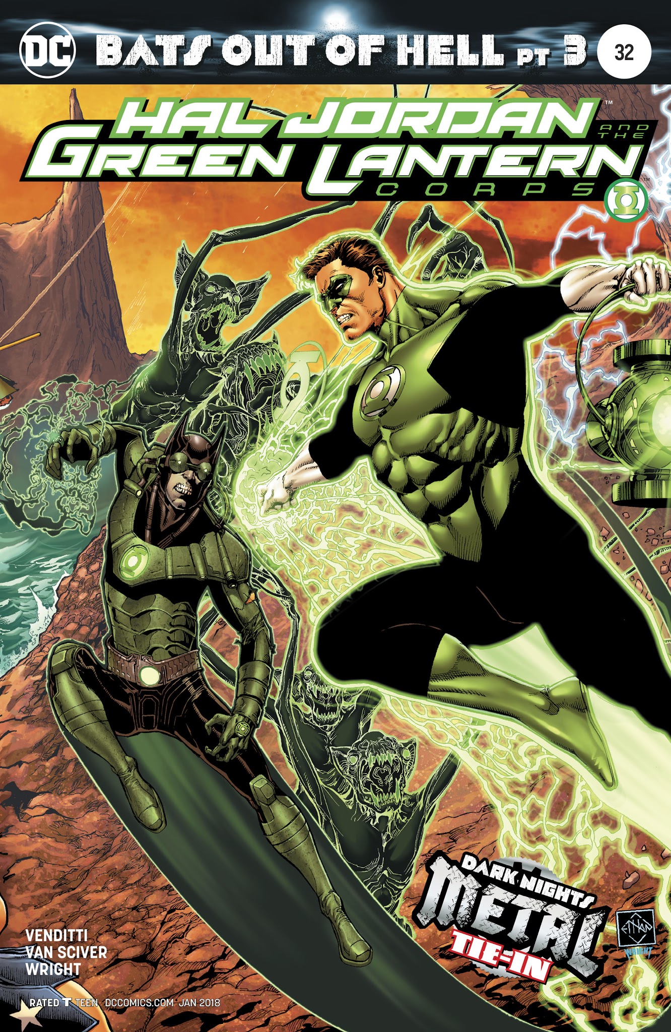 Read online Hal Jordan And The Green Lantern Corps comic -  Issue #32 - 1