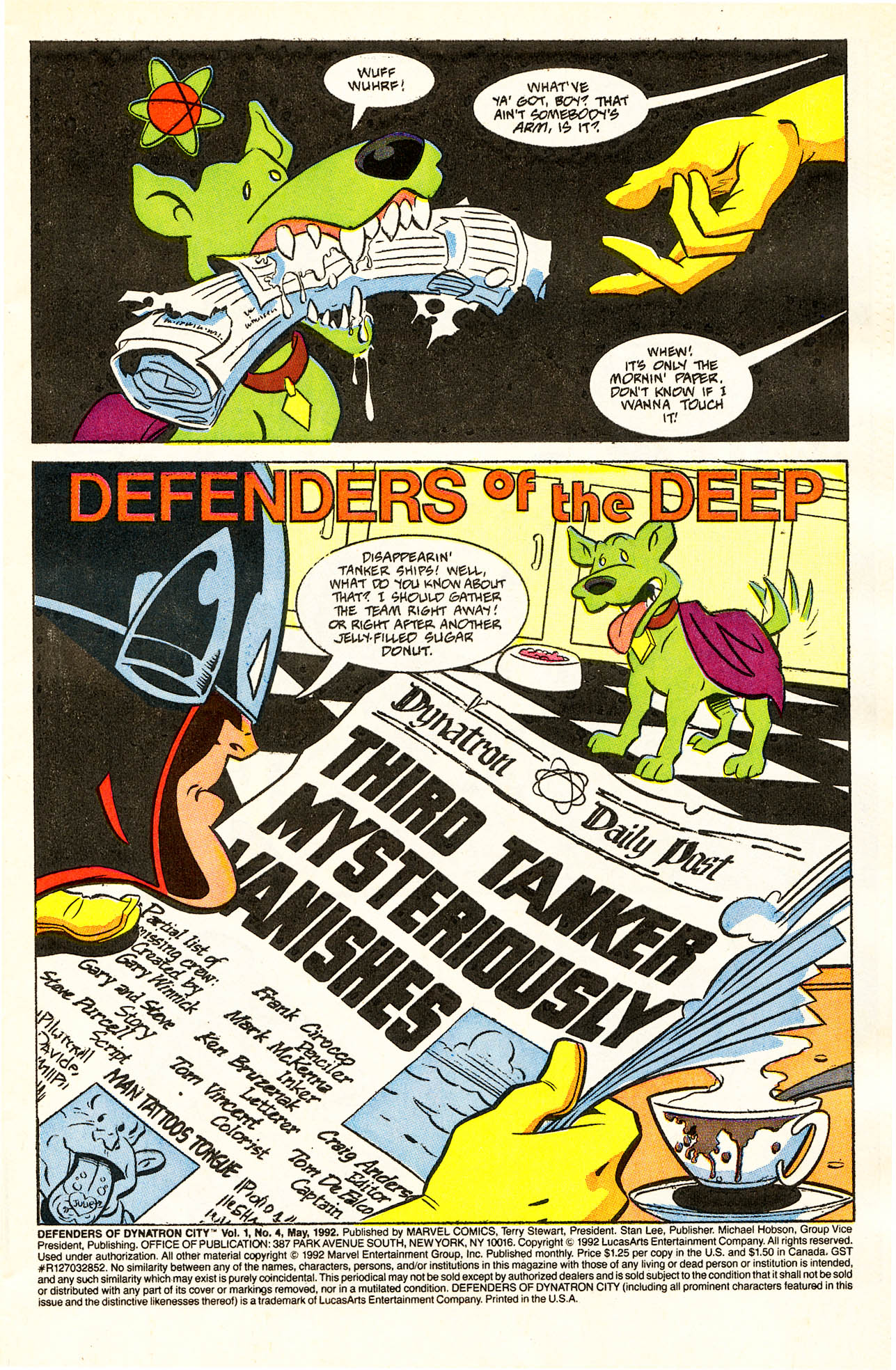 Read online Defenders of Dynatron City comic -  Issue #4 - 3