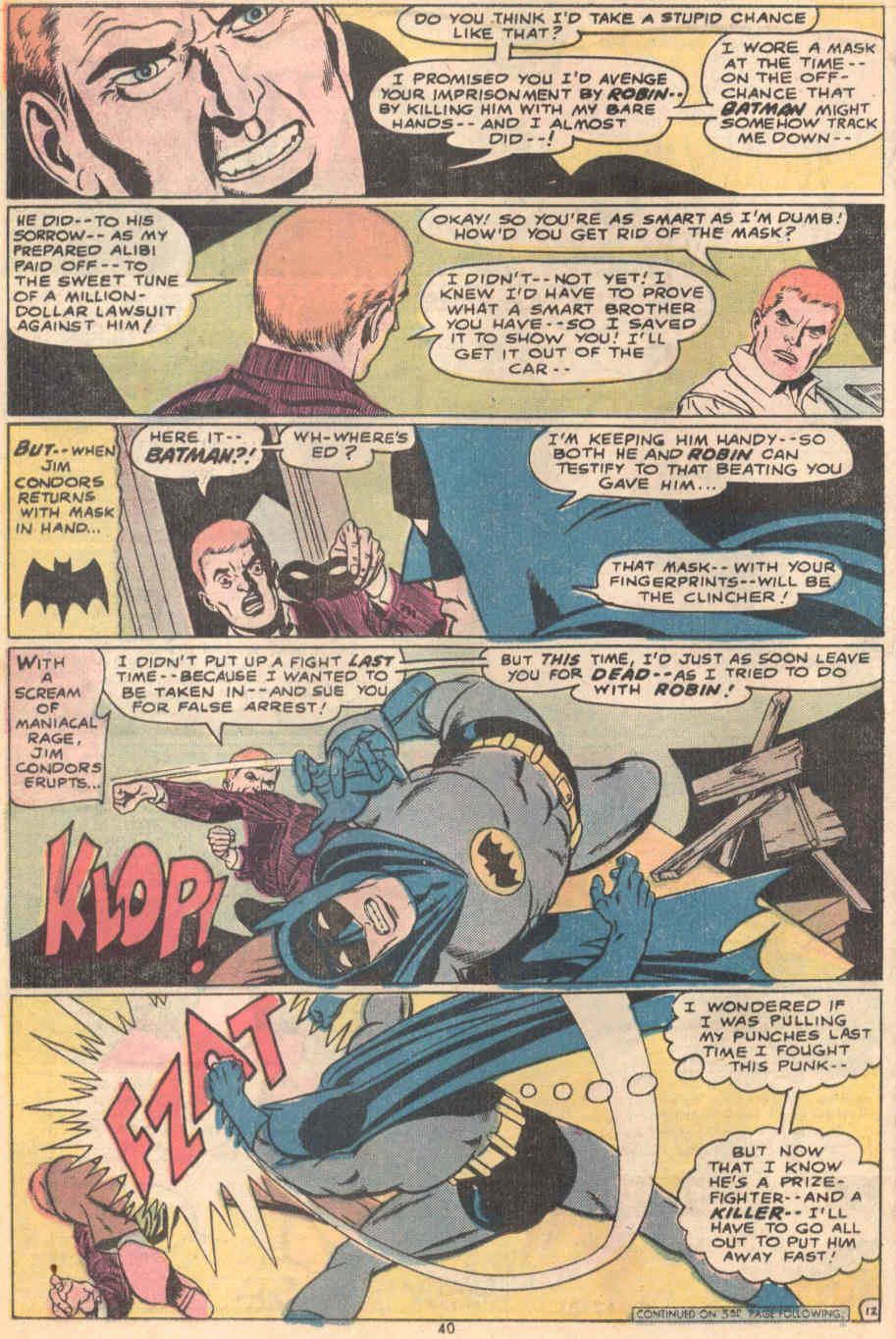 Read online Batman (1940) comic -  Issue #257 - 40