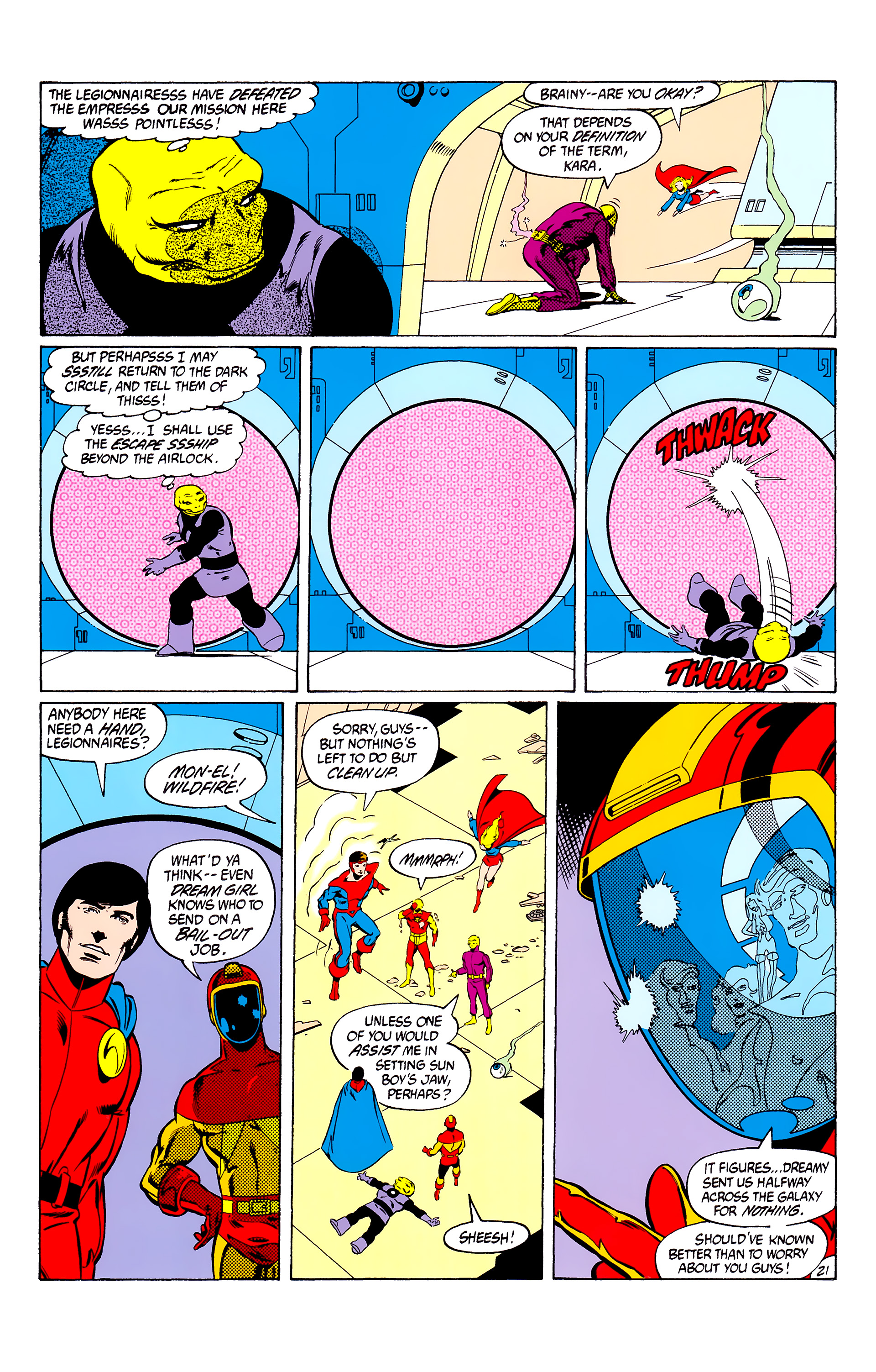 Read online Legion of Super-Heroes (1980) comic -  Issue #303 - 22