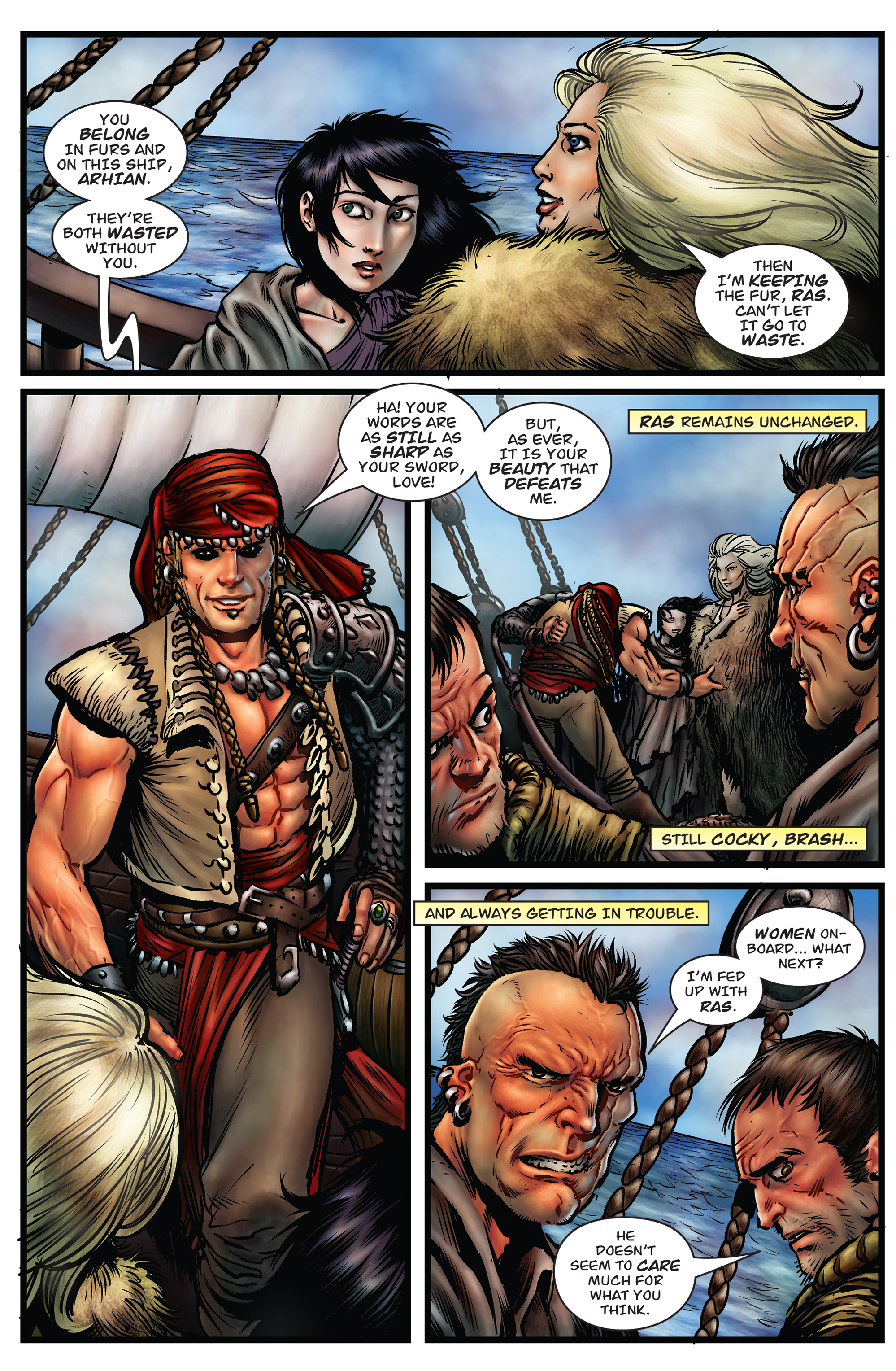 Read online Arhian: Head Huntress comic -  Issue #4 - 4